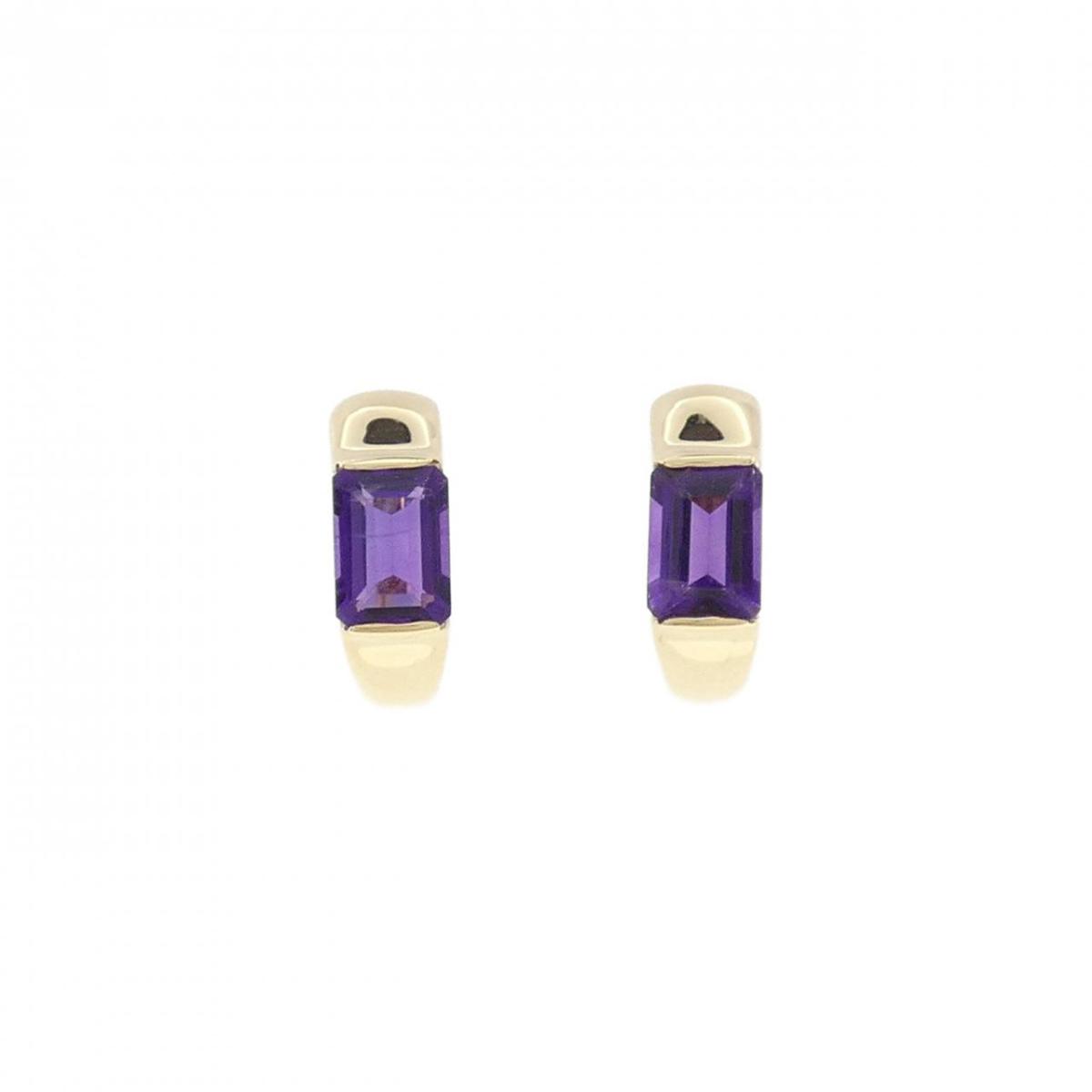 K18YG アメジスト ピアス【中古】|KOMEHYO ONLINESTORE 店