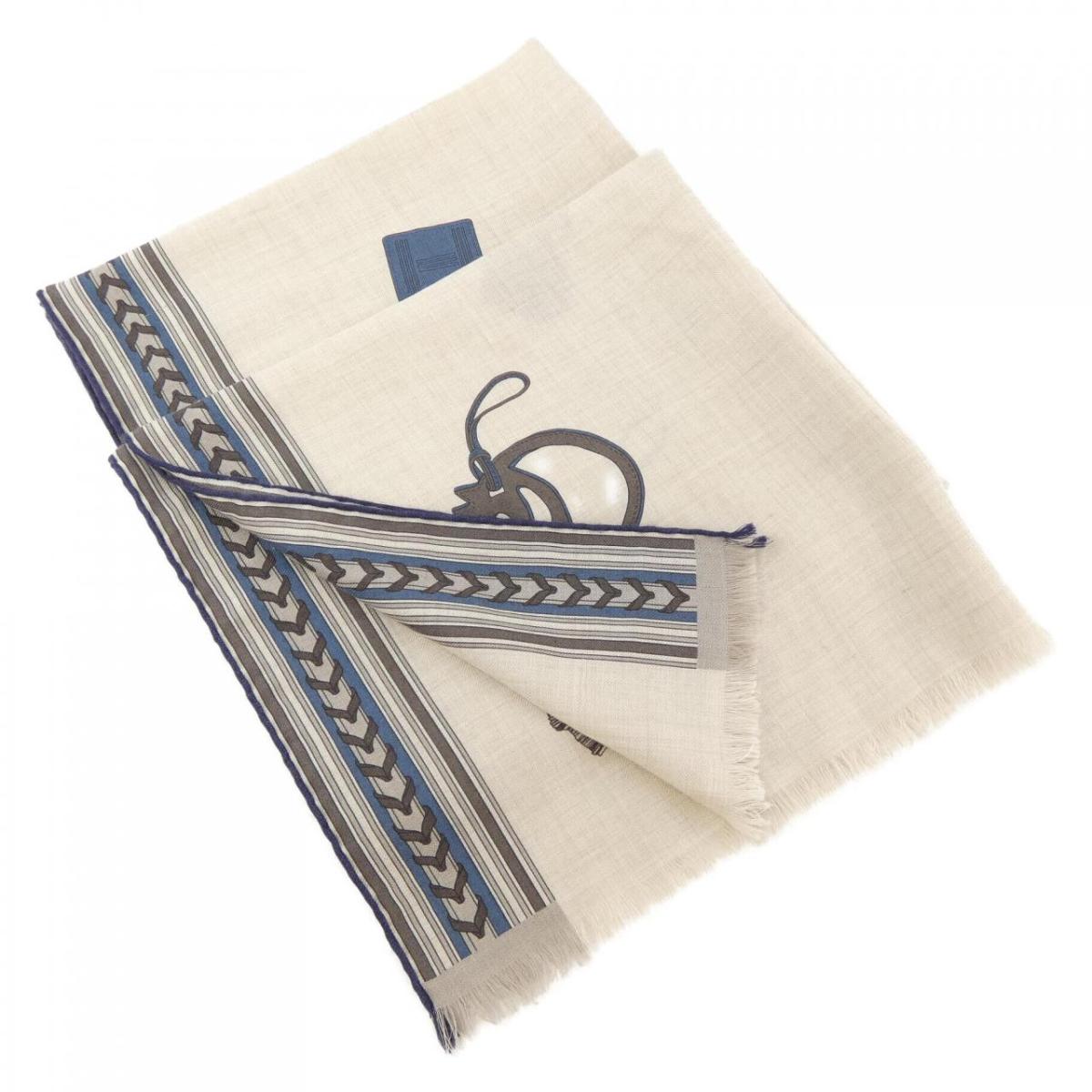 楽天市場】【10%OFF】 エルメス ショール レクタングル エシェック オ