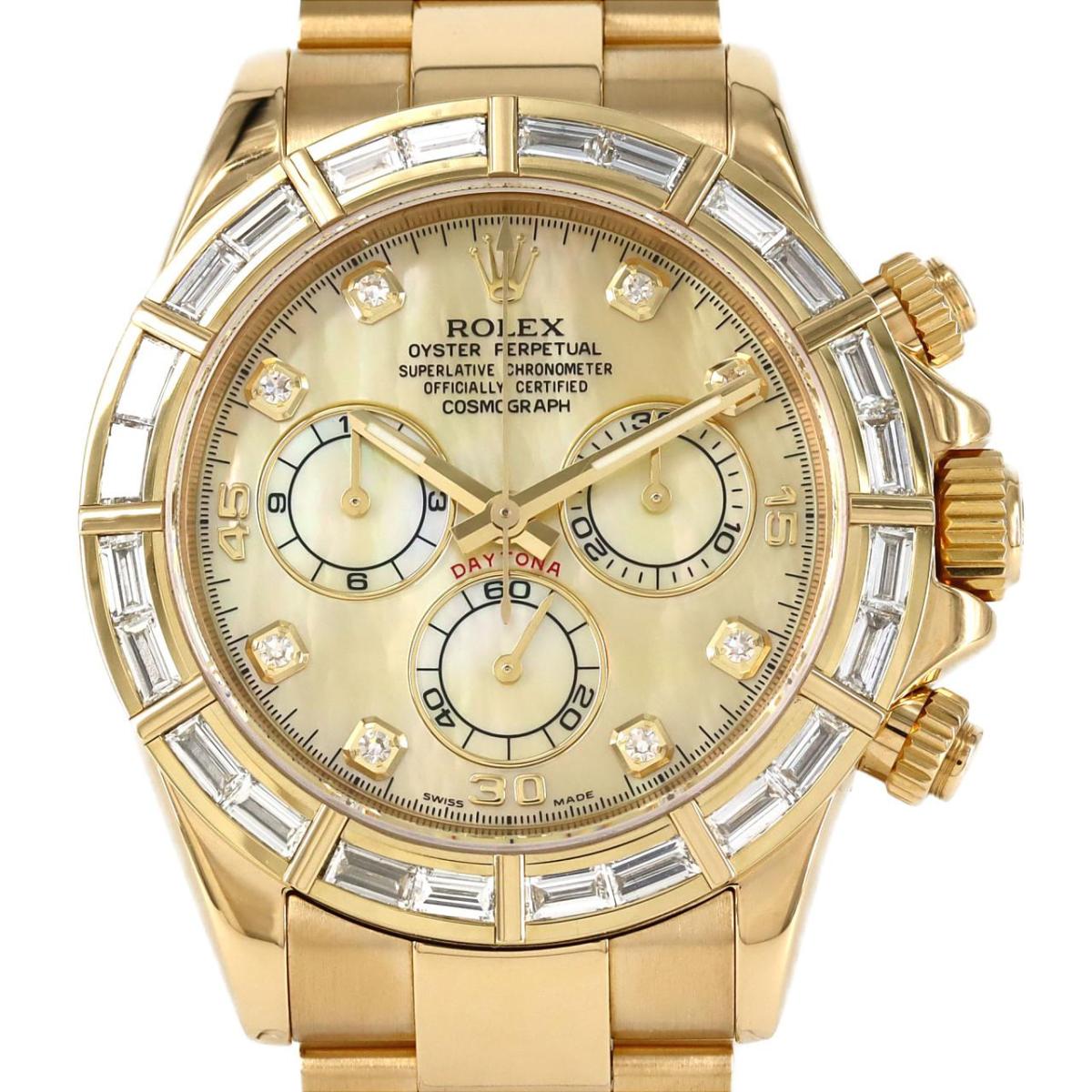 ロレックス デイトナ 116568BR YG 自動巻【中古】