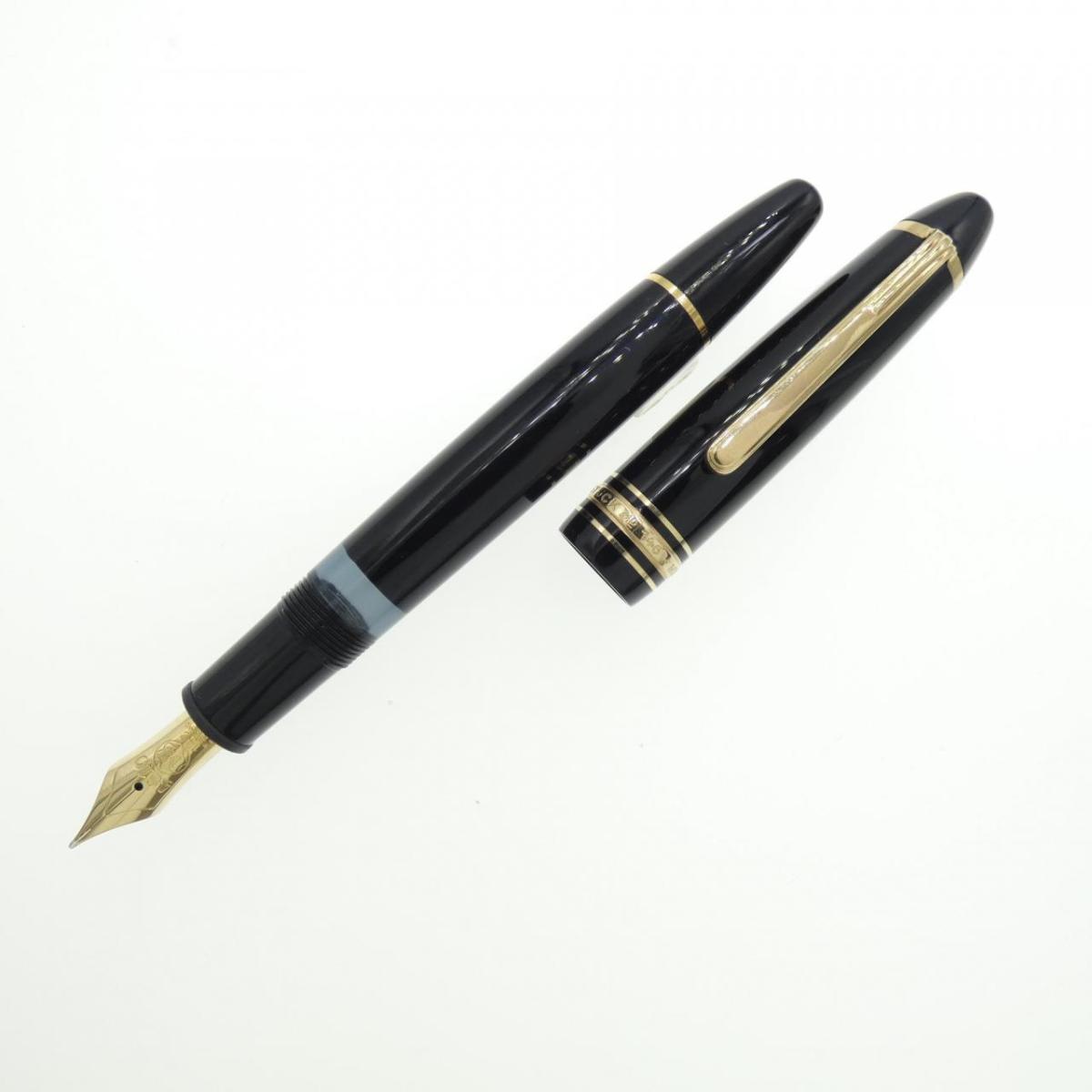 希少　超美品 モンブラン 149 なで肩 18C　細字エボナイト縦2本溝 万年筆 詳細ページ | 万年筆 ボールペンなど高級筆記具の販売・買取
