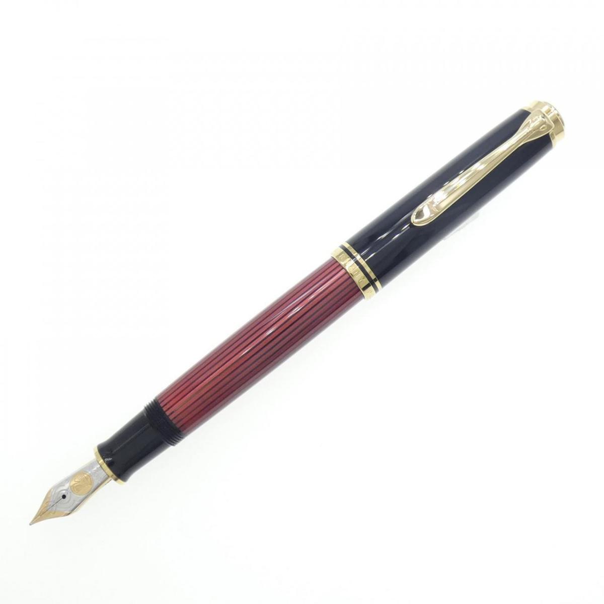 ペリカン スーベレーン 万年筆 18C-750 F M800 18金 ペリカン 万年筆 スーベレーン ペン先18C-750 ブラック ゴールド