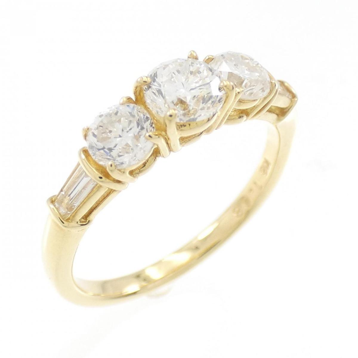 【KOMEHYO】 K18YG ダイヤモンド リング 1.08CT【中古】 【コメ兵】