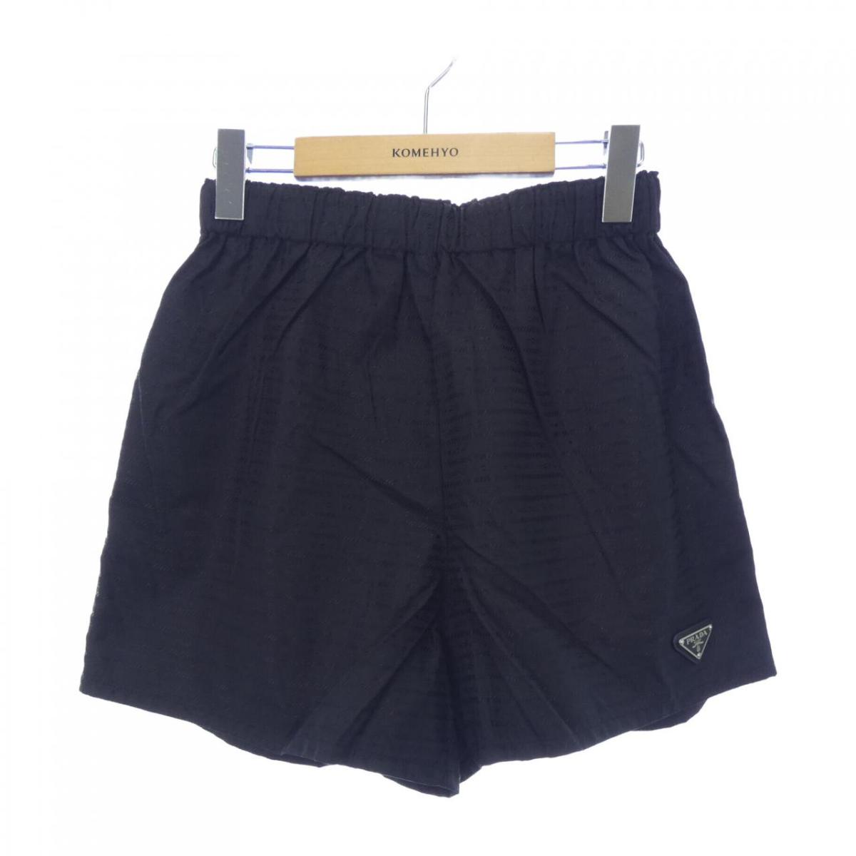 楽天市場】【中古】PRADA24SS ショートパンツ SPH369 ブラック