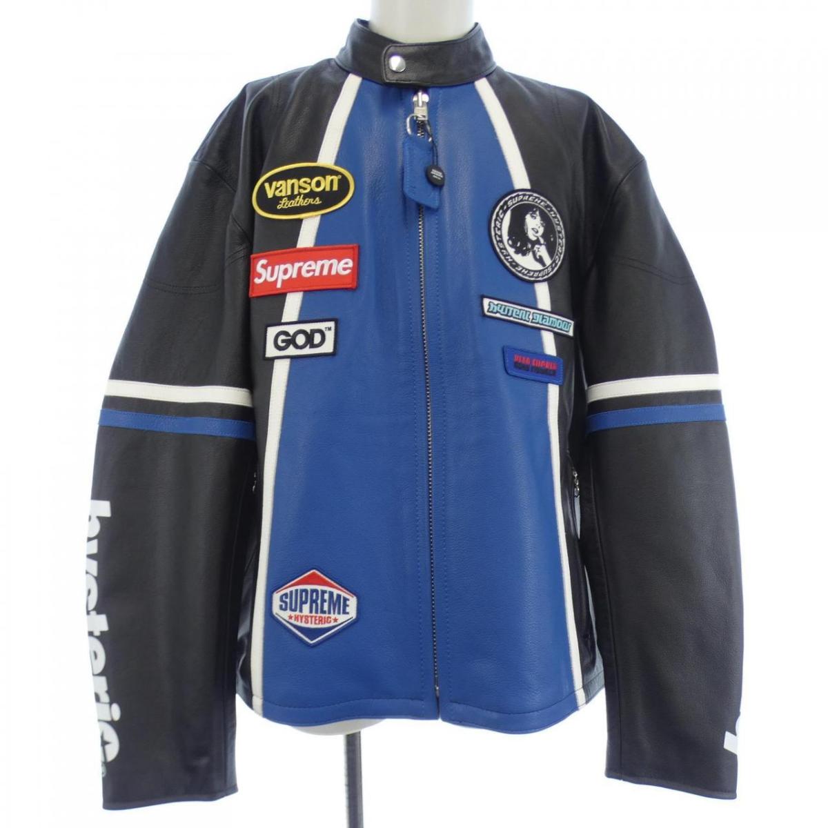 楽天市場】Supreme 2018AW Leather Trucker Jacket シュプリーム