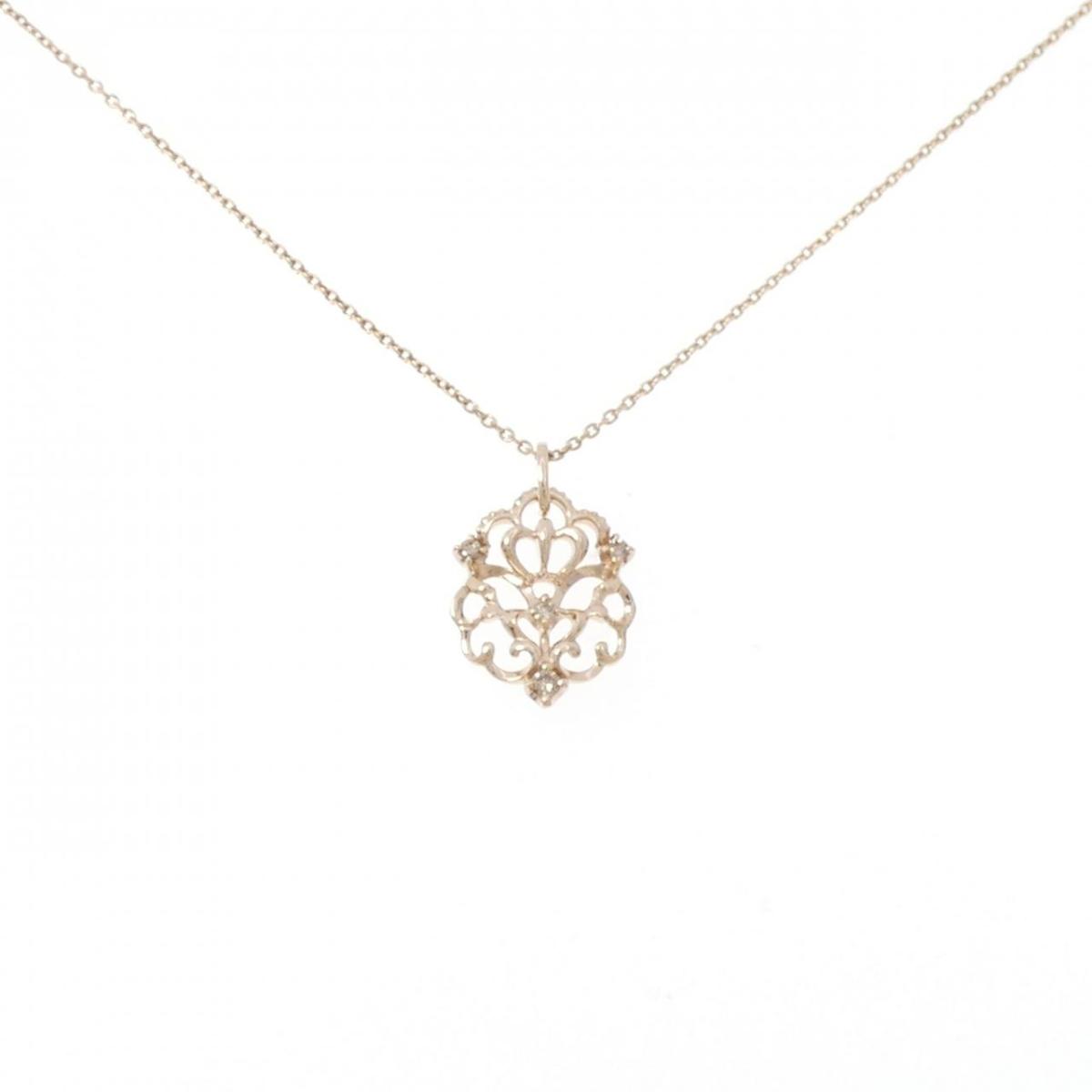 【KOMEHYO】 K10PG ダイヤモンド ネックレス 0.07CT【中古】 【コメ兵】｜KOMEHYO ONLINESTORE 店