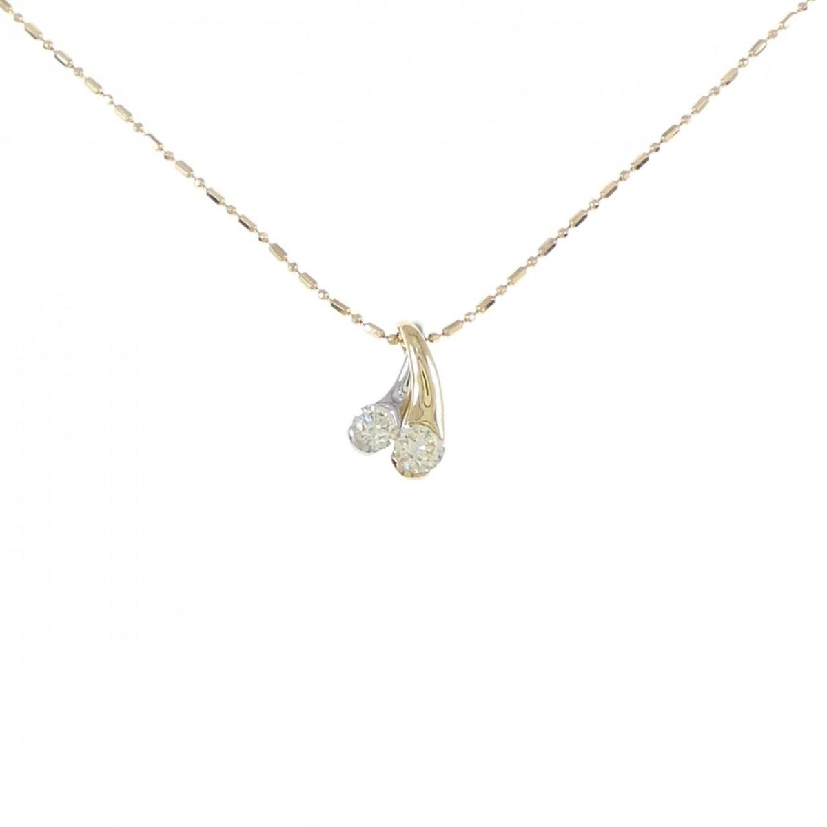 【KOMEHYO】 K18YG/PT ダイヤモンド ネックレス 0.261CT【中古】 【コメ兵】｜KOMEHYO ONLINESTORE 店