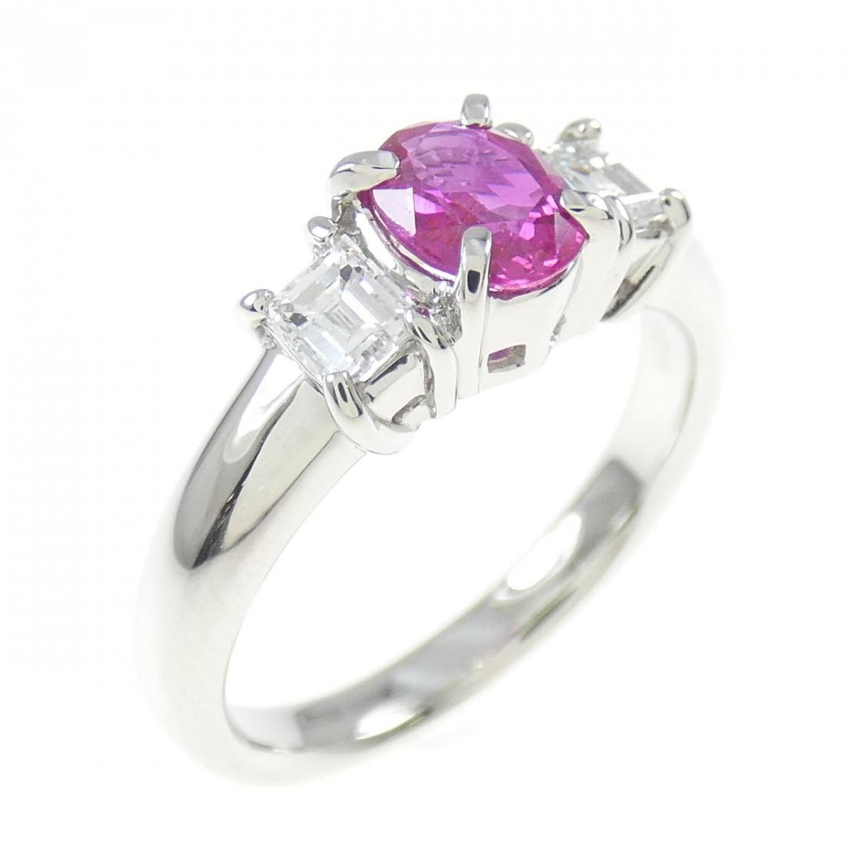 【KOMEHYO】 PT ルビー リング 0.46CT【中古】 【コメ兵】