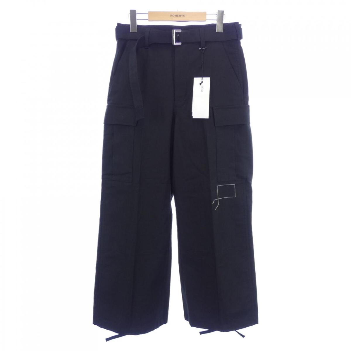 sacai Belted Suiting Pants サカイ スーチングパンツ Sacai サカイ スイッチング パンツ 新品同様 サイズ:1 22-02810M