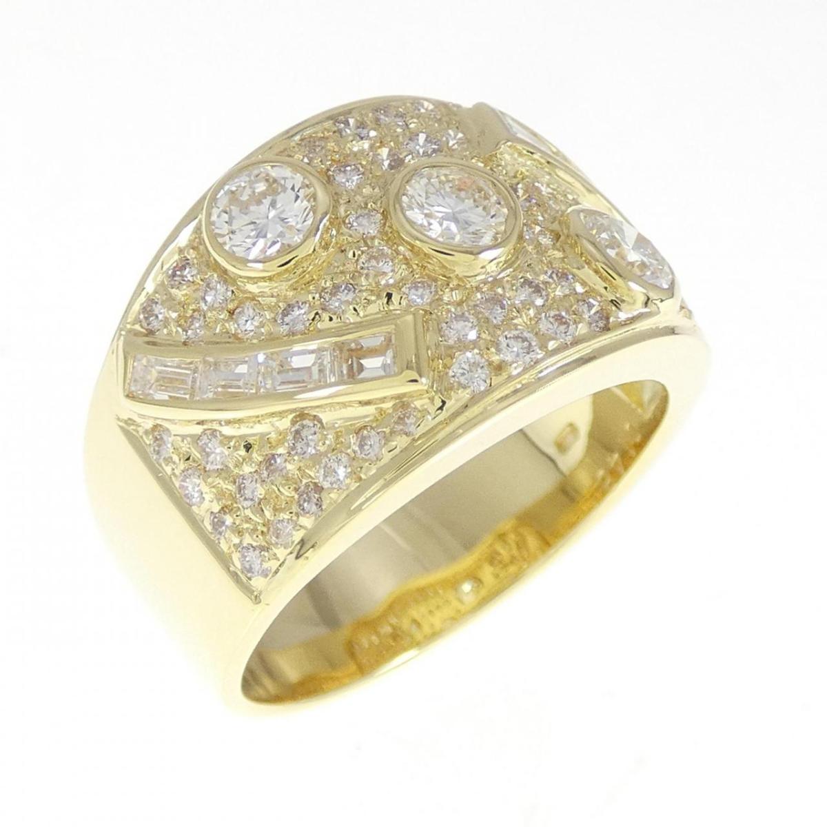 【KOMEHYO】 K18YG ダイヤモンド リング 1.48CT【中古】 【コメ兵】