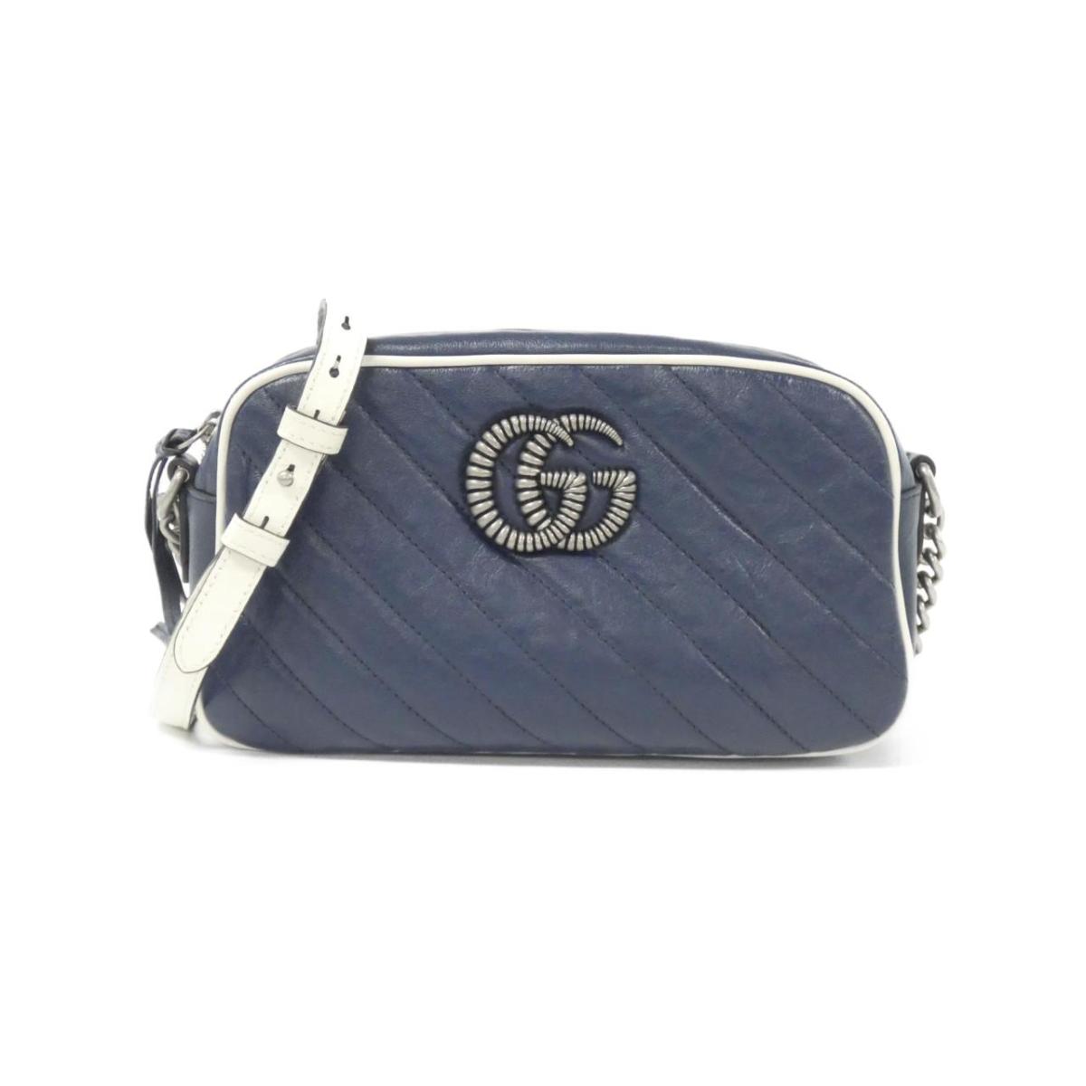 グッチ GG MARMONT 447632 0OLFN ショルダーバッグ【中古】