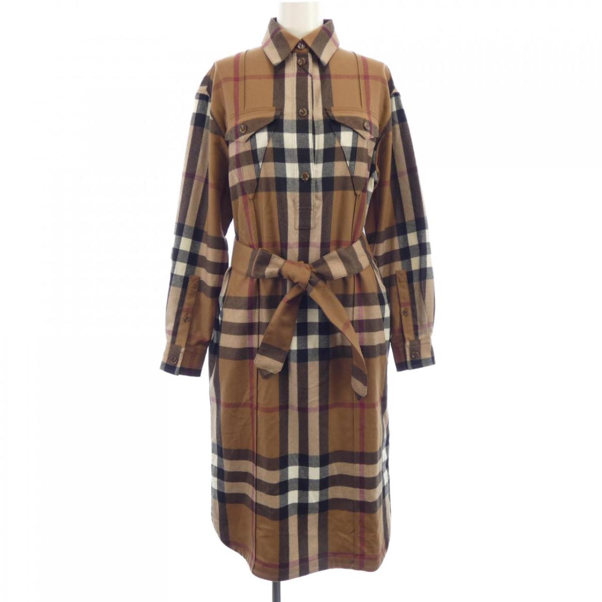 BURBERRY バーバリー 切り替えワンピース 楽天市場】BURBERRY バーバリー リブニット切替ワンピース