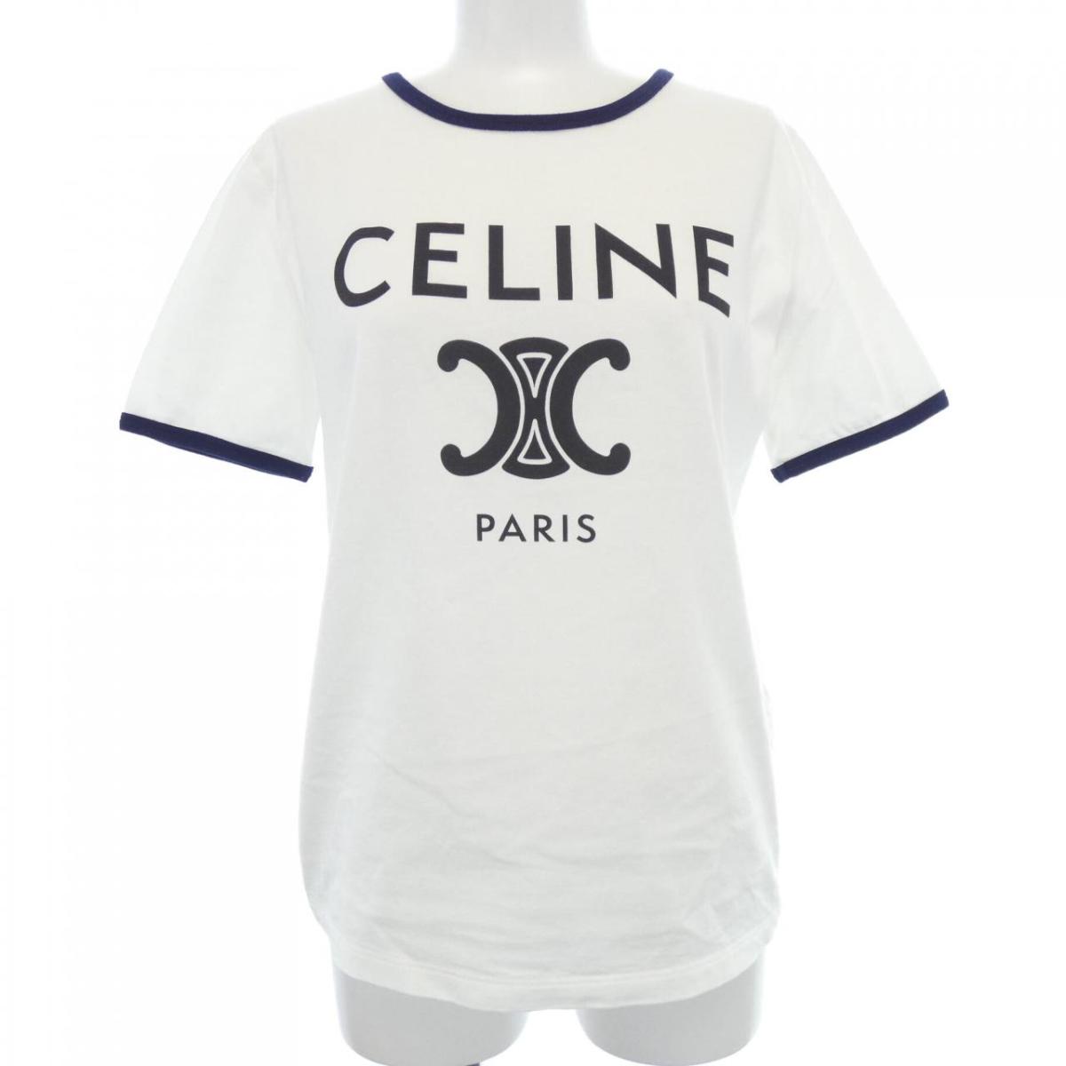 【極美品】セリーヌ　CELINE レディース　ホログラム　Tシャツ　40 セリーヌ CELINE CELINE Tシャツ 2X94M671Q 半袖 クルーネック