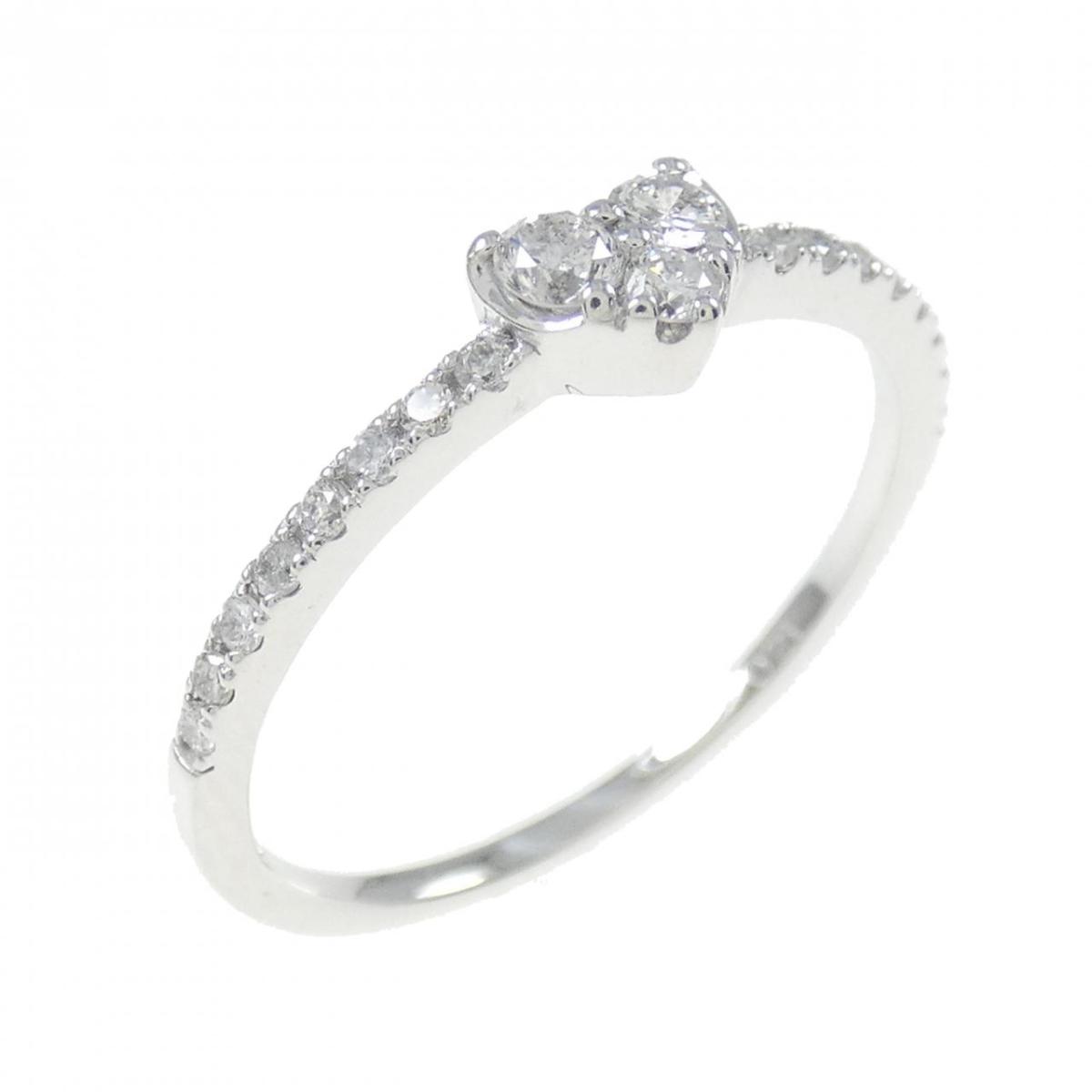 K18WG ハート ダイヤモンド リング 0.21CT【中古】|KOMEHYO ONLINESTORE 店