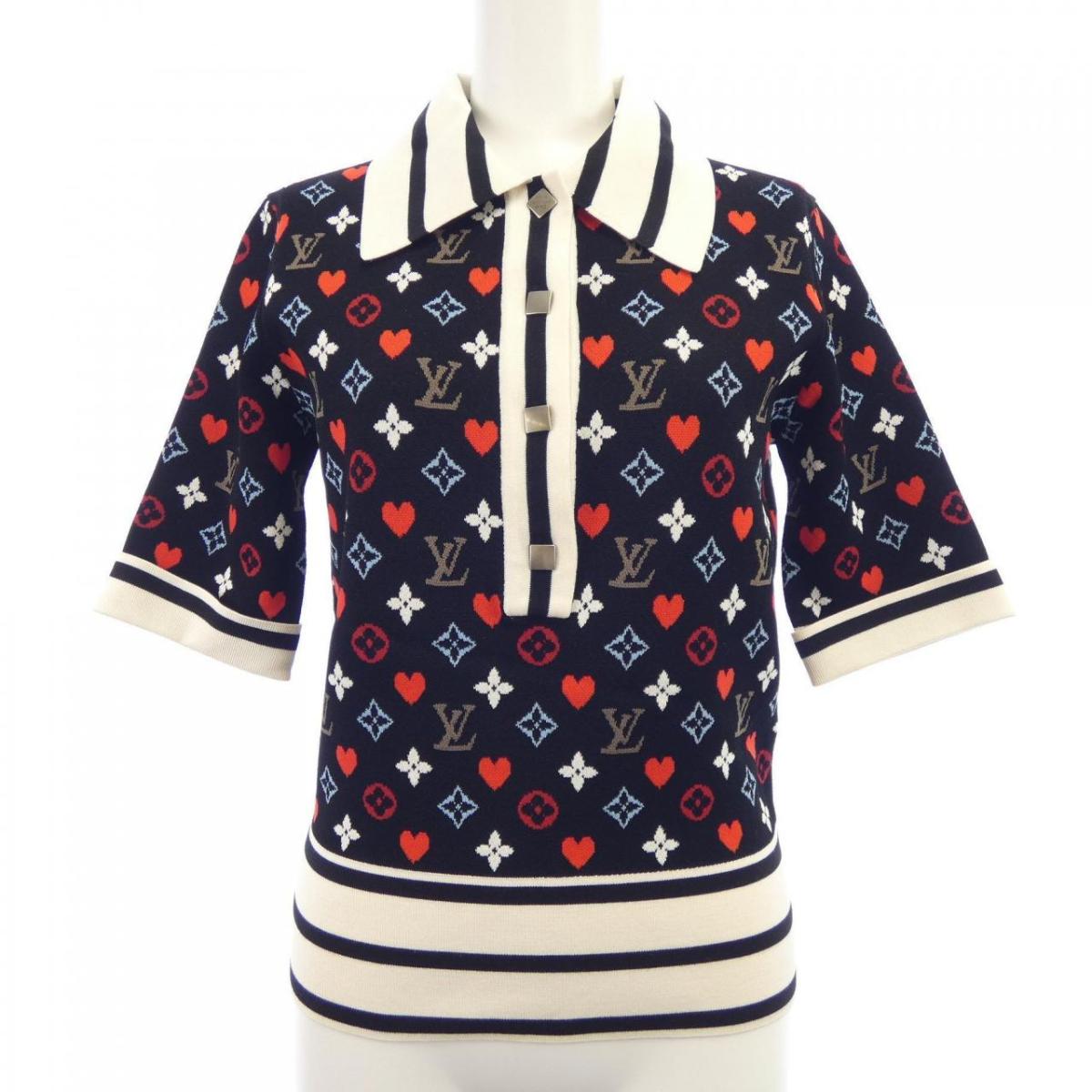 Louis Vuitton LVパズルジャガードプルオーバーセーター 楽天市場】【中古】LOUIS VUITTON ルイヴィトン LVパズル ニット