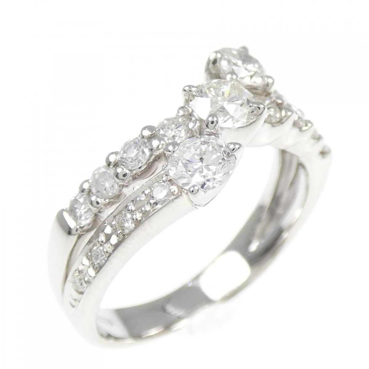 【KOMEHYO】 PT ダイヤモンド リング 0.88CT【中古】 【コメ兵】