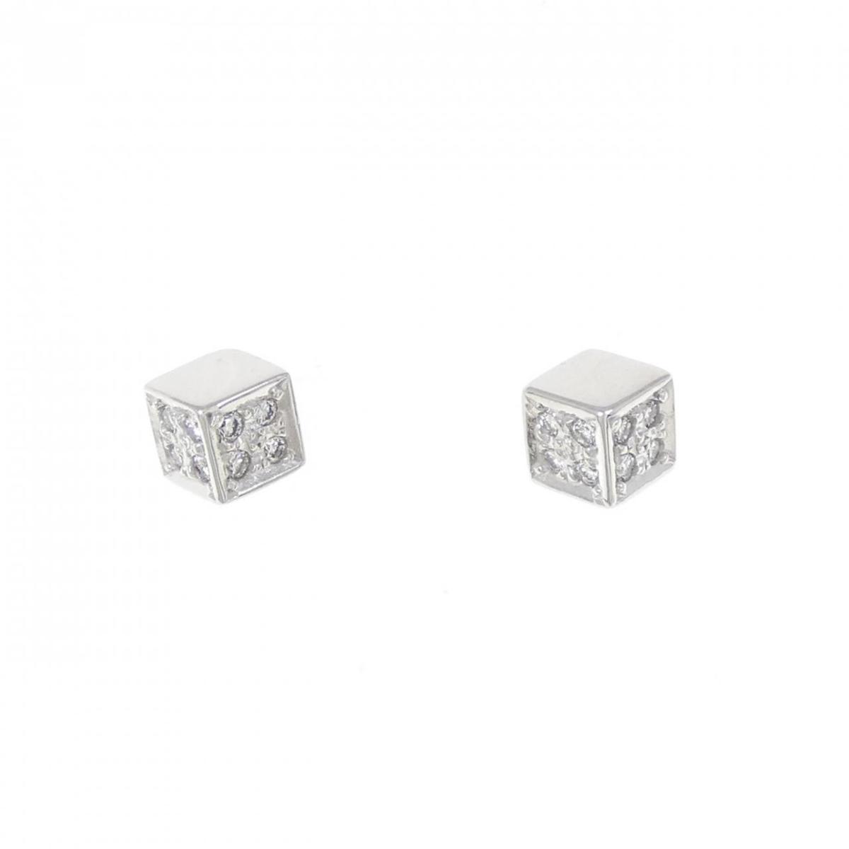 K14WG ダイヤモンド ピアス 0.10CT【中古】｜KOMEHYO ONLINESTORE 店 29,640円