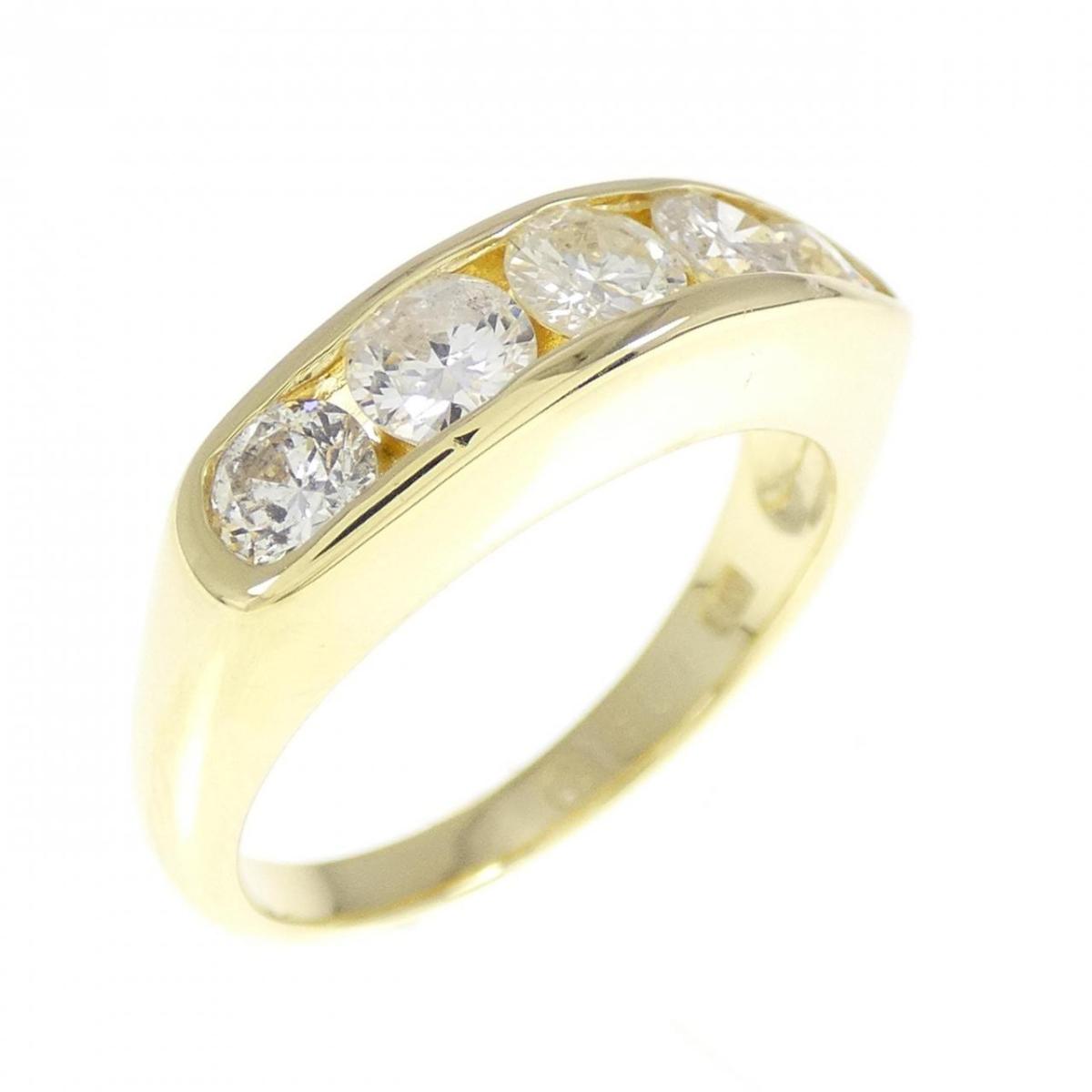 【KOMEHYO】 K18YG ダイヤモンド リング 1.05CT【中古】 【コメ兵】