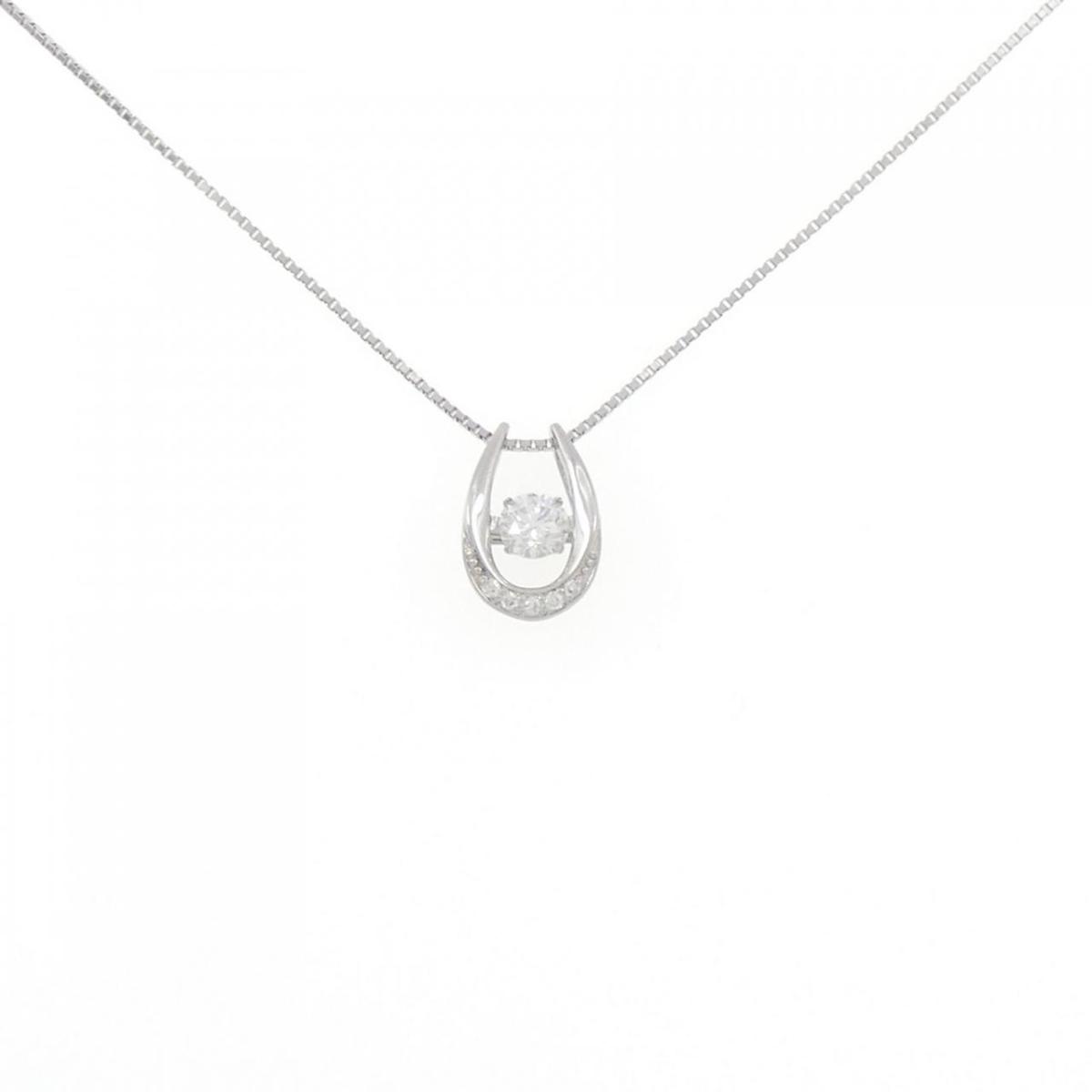 【KOMEHYO】 PT ダイヤモンド ネックレス 0.244CT【中古】 【コメ兵】