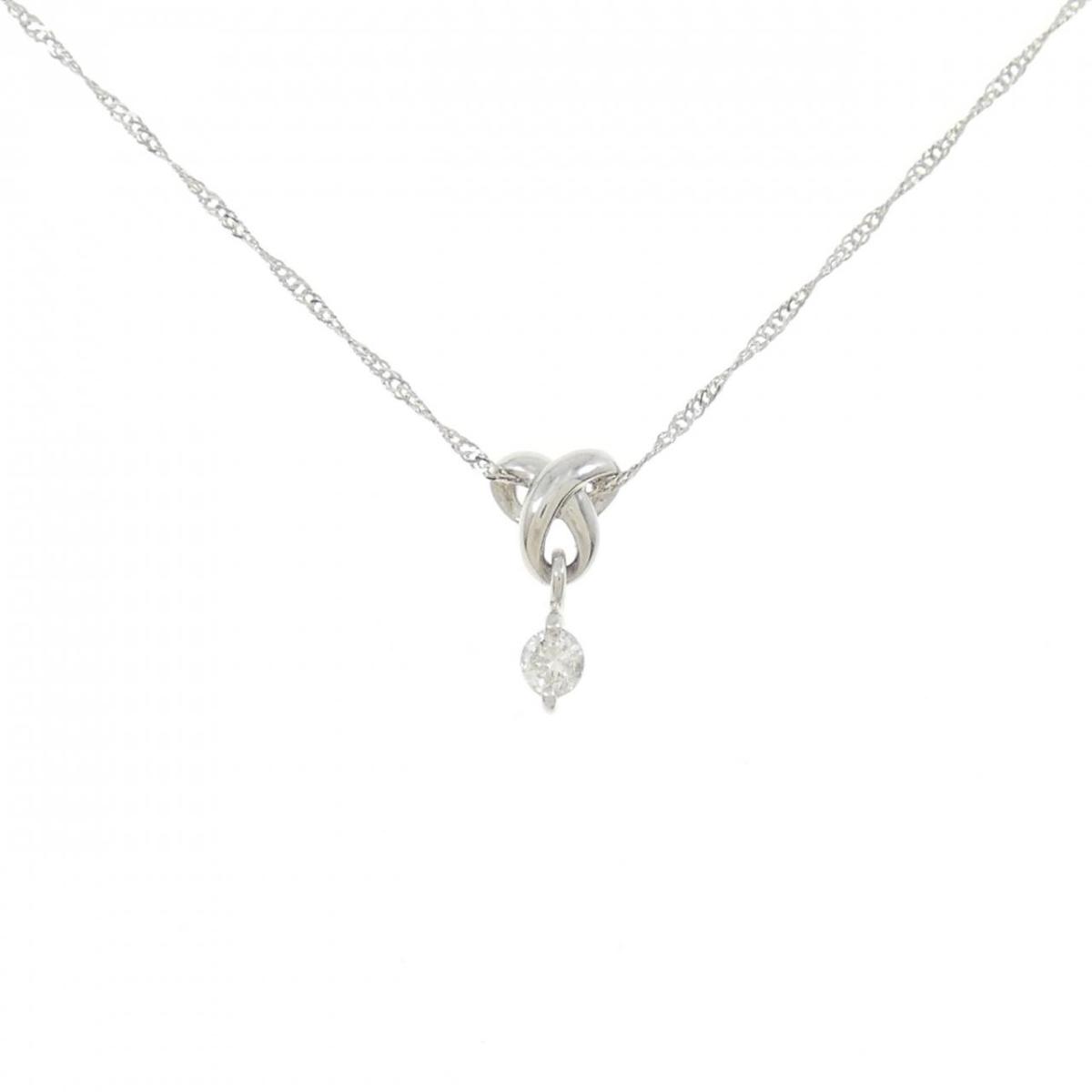 【KOMEHYO】 PT ダイヤモンド ネックレス 0.11CT【中古】 【コメ兵】