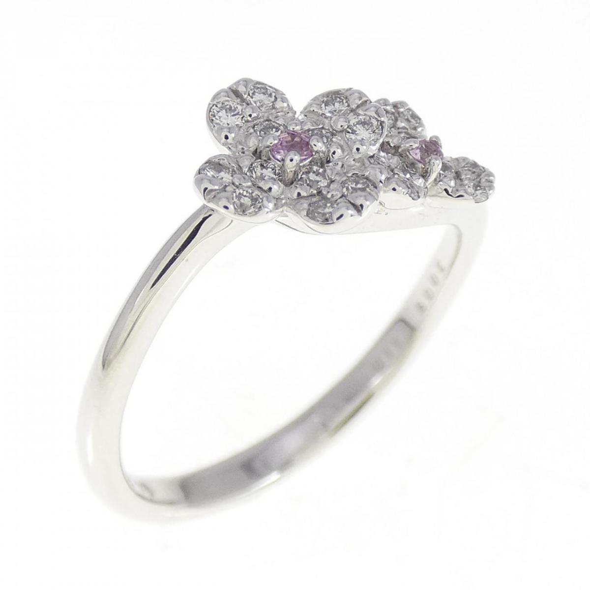 楽天市場】【緑屋質屋】ポンテヴェキオ ダイヤモンド リング フラワー