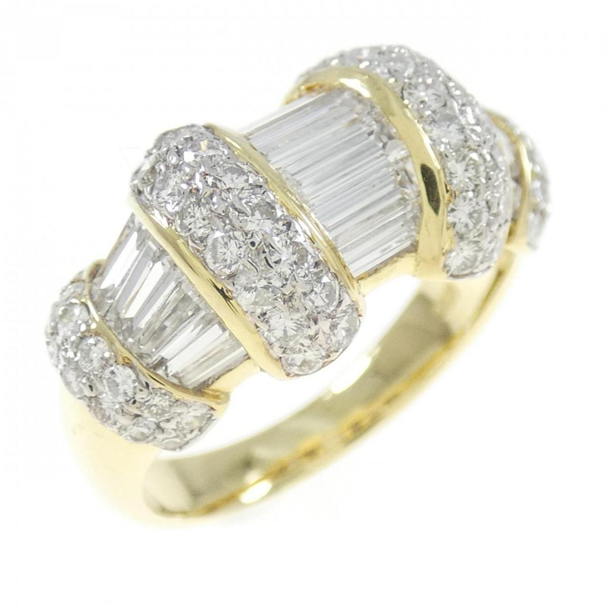 750YG/750WG ダイヤモンド リング 2.00CT【中古】｜KOMEHYO ONLINESTORE 店