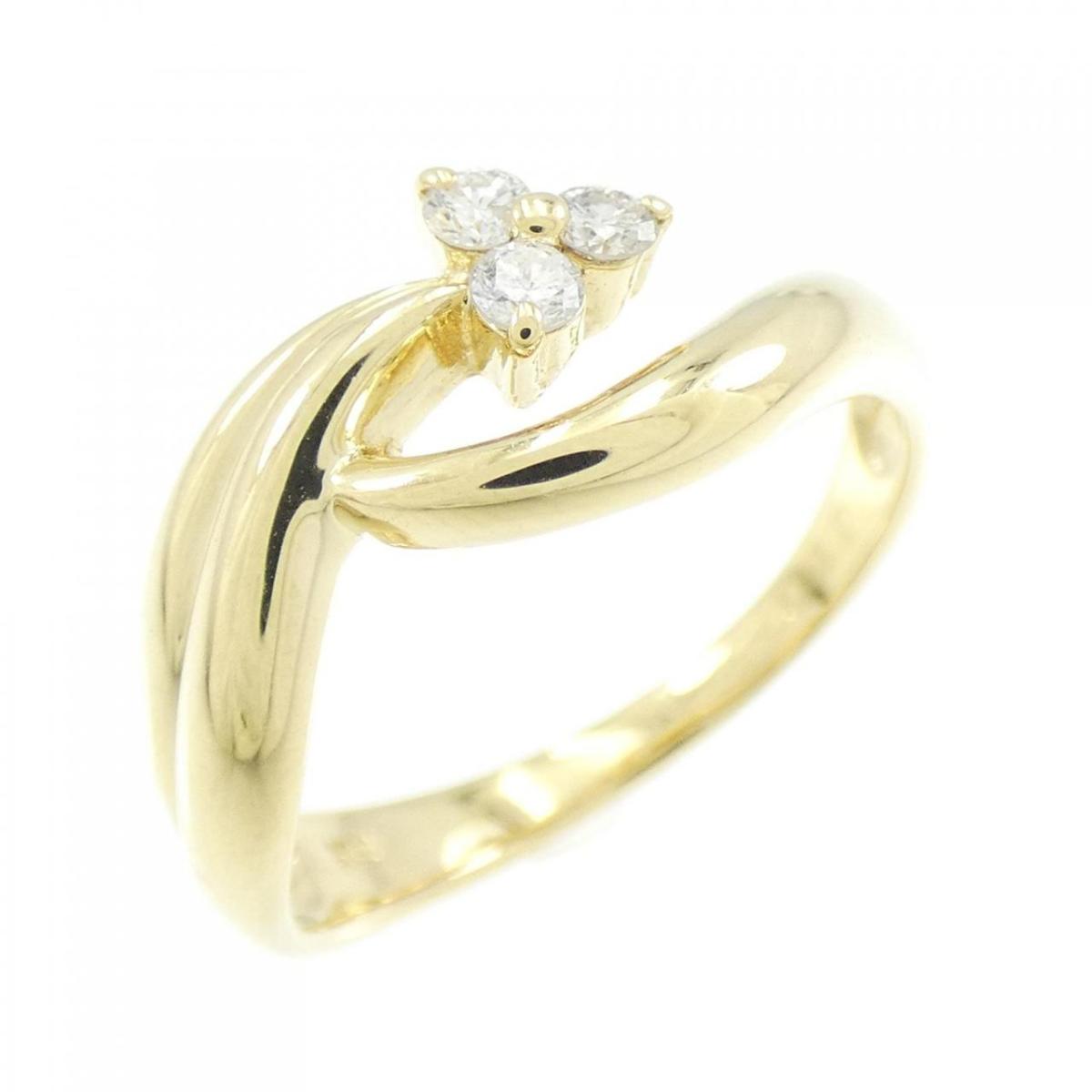 【KOMEHYO】 K18YG ダイヤモンド リング 0.10CT【中古】 【コメ兵】