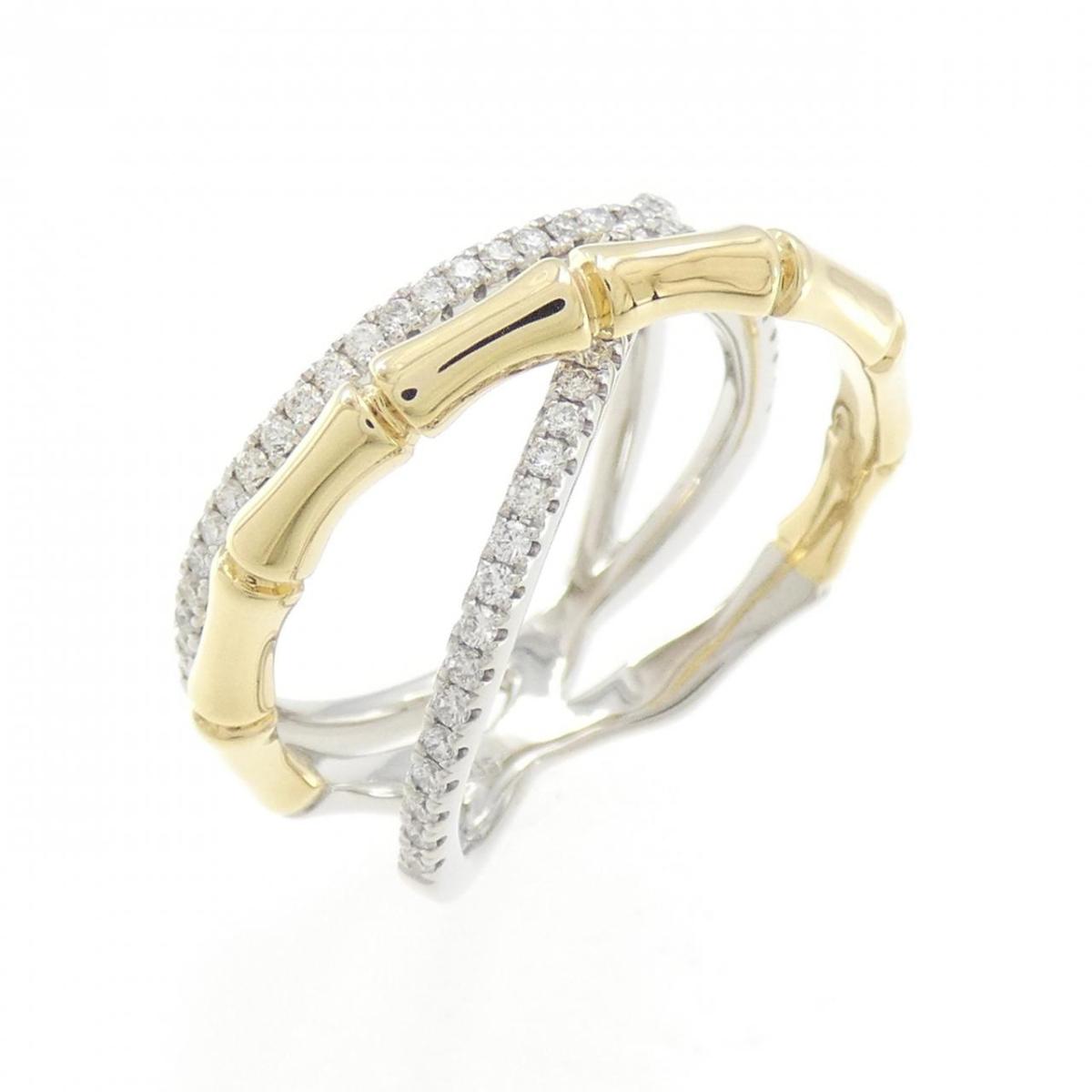 750WG/750YG ダイヤモンド リング 0.35CT【中古】|KOMEHYO ONLINESTORE 店