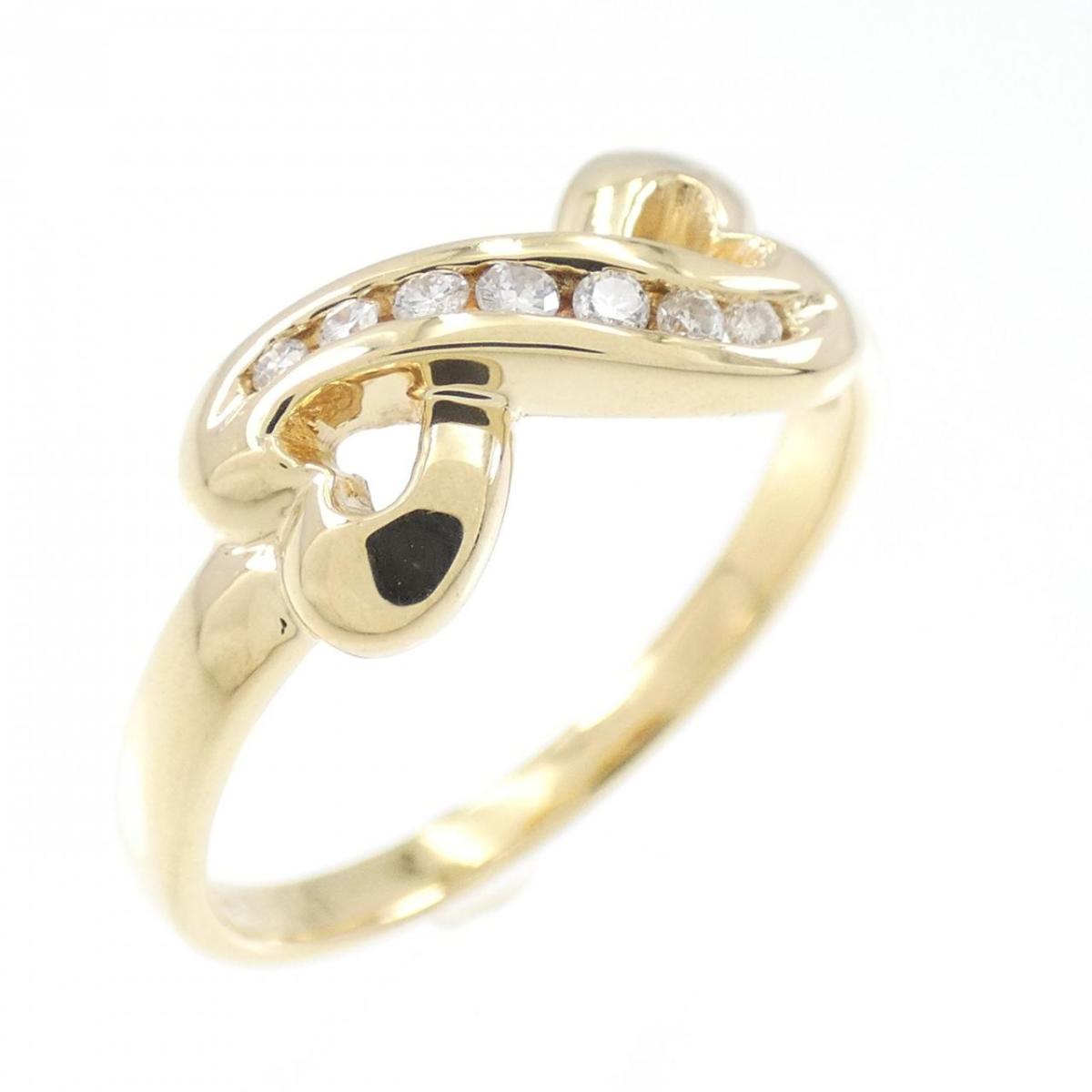 【KOMEHYO】 K18YG ダイヤモンド リング 0.03CT【中古】 【コメ兵】