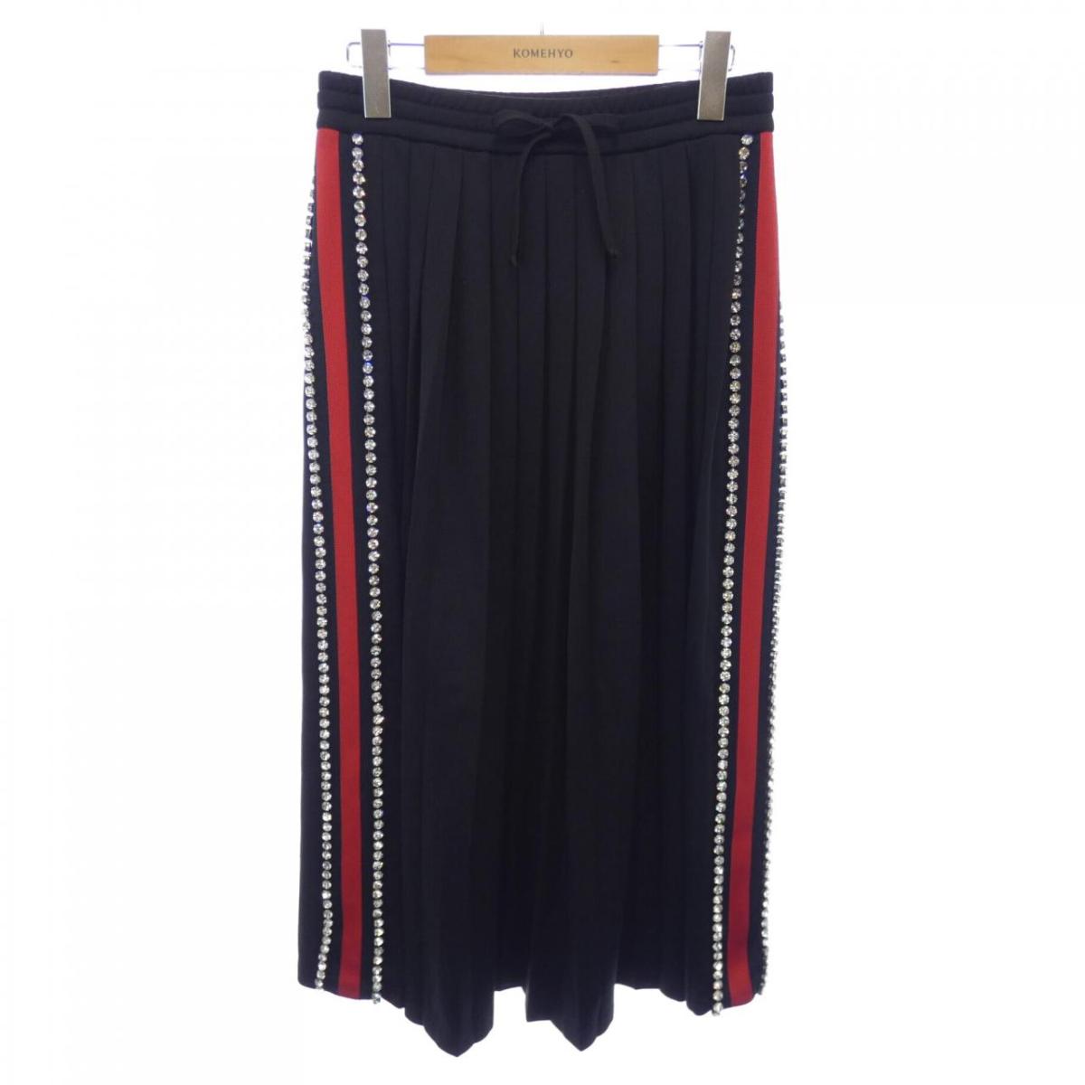 楽天市場】GUCCI グッチ スカート ウール ナイロン ツイード ベージュ