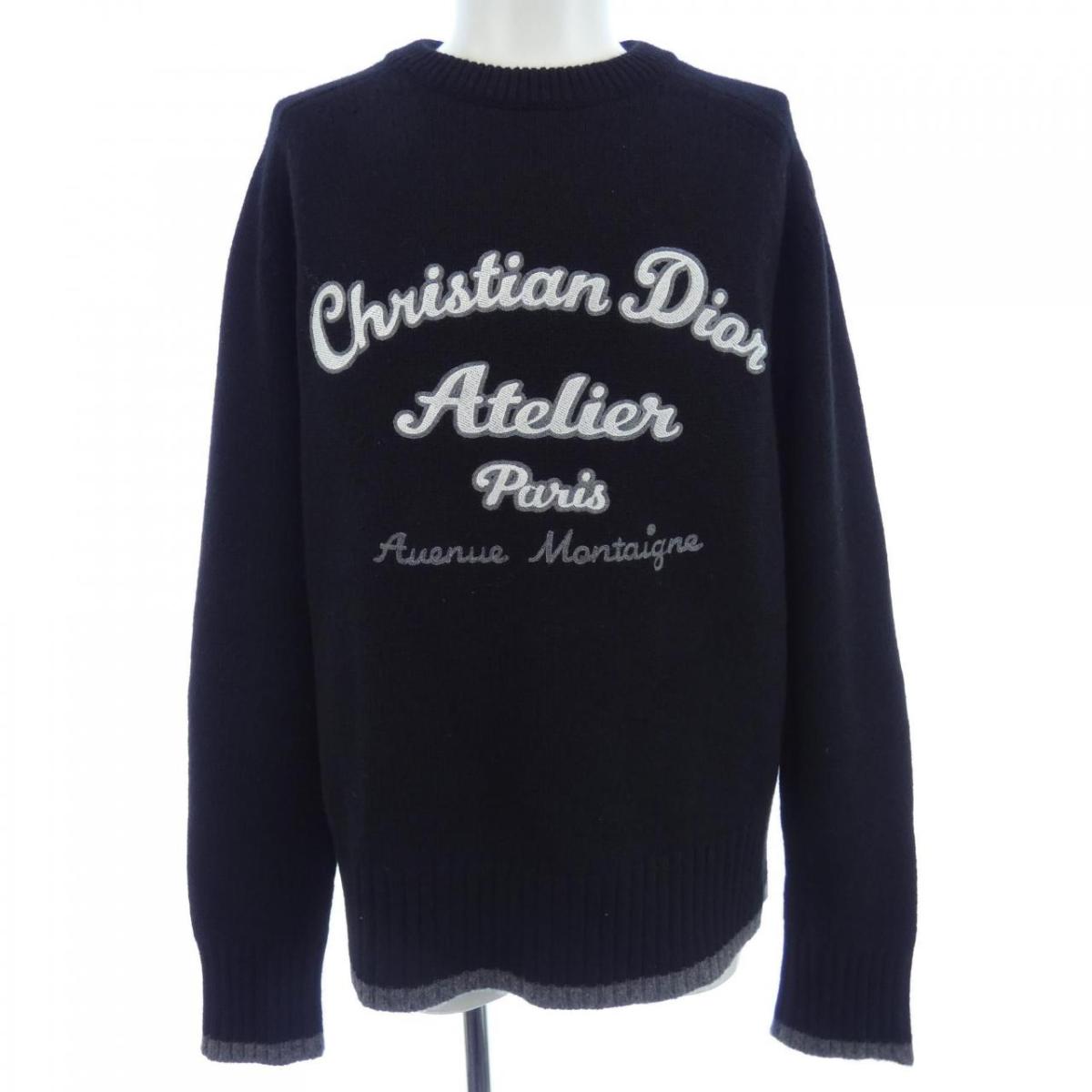 美品】DIOR Homme ニット ロンT ATELIER ブラック XL Dior Homme