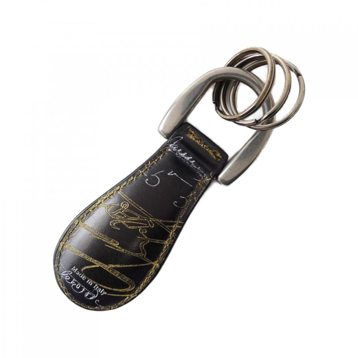 Berluti エングレーブデザイン キーホルダー 楽天市場】ベルルッティ キーホルダー Berluti キーリング ロゴ