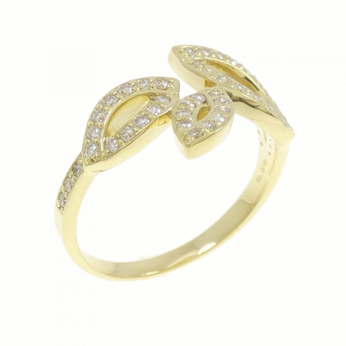 【KOMEHYO】 K18YG ダイヤモンド リング 0.30CT【中古】 【コメ兵】
