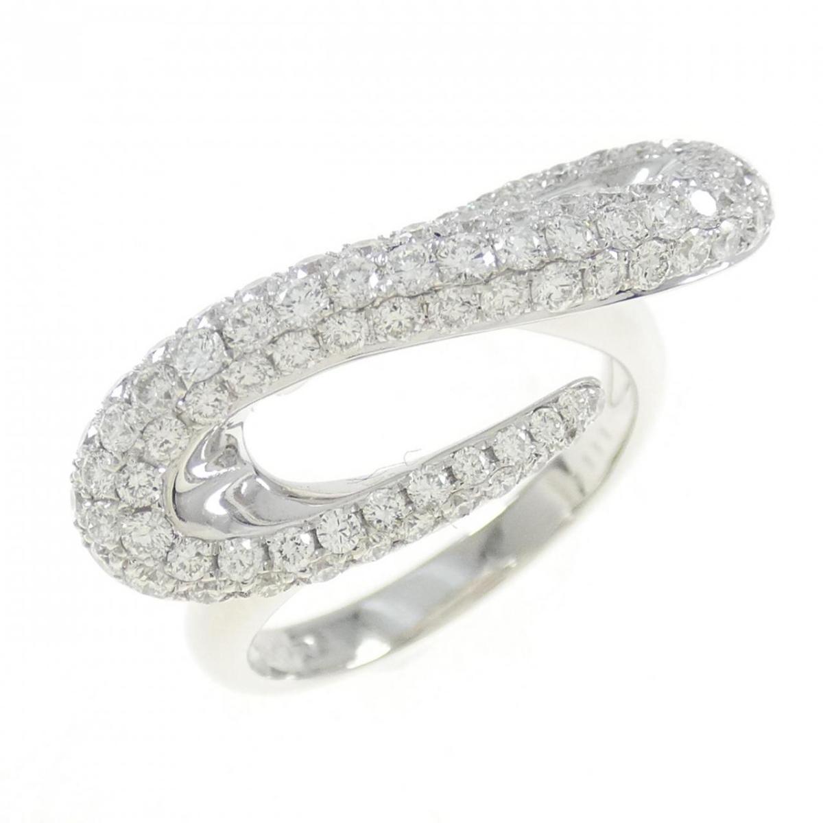 【KOMEHYO】 750WG ダイヤモンド リング 1.11CT【中古】 【コメ兵】
