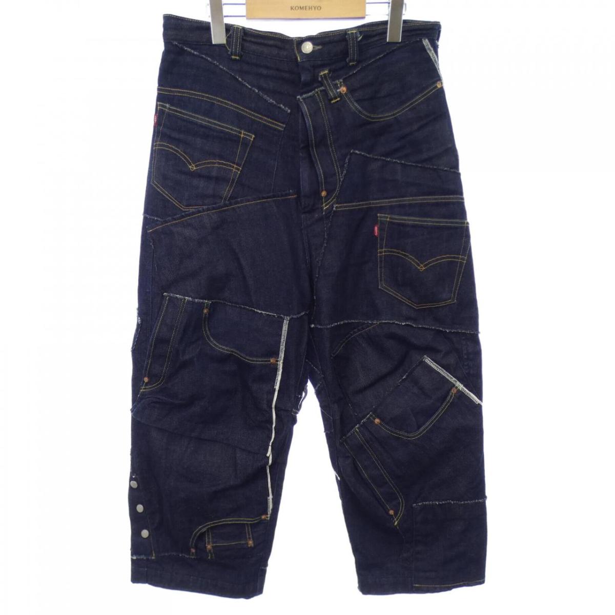 レア ジュンヤマン x リーバイス 505 ポエムデニムパンツ JUNYA WATANABE COMME des GARCONS MAN ジュンヤワタナベ