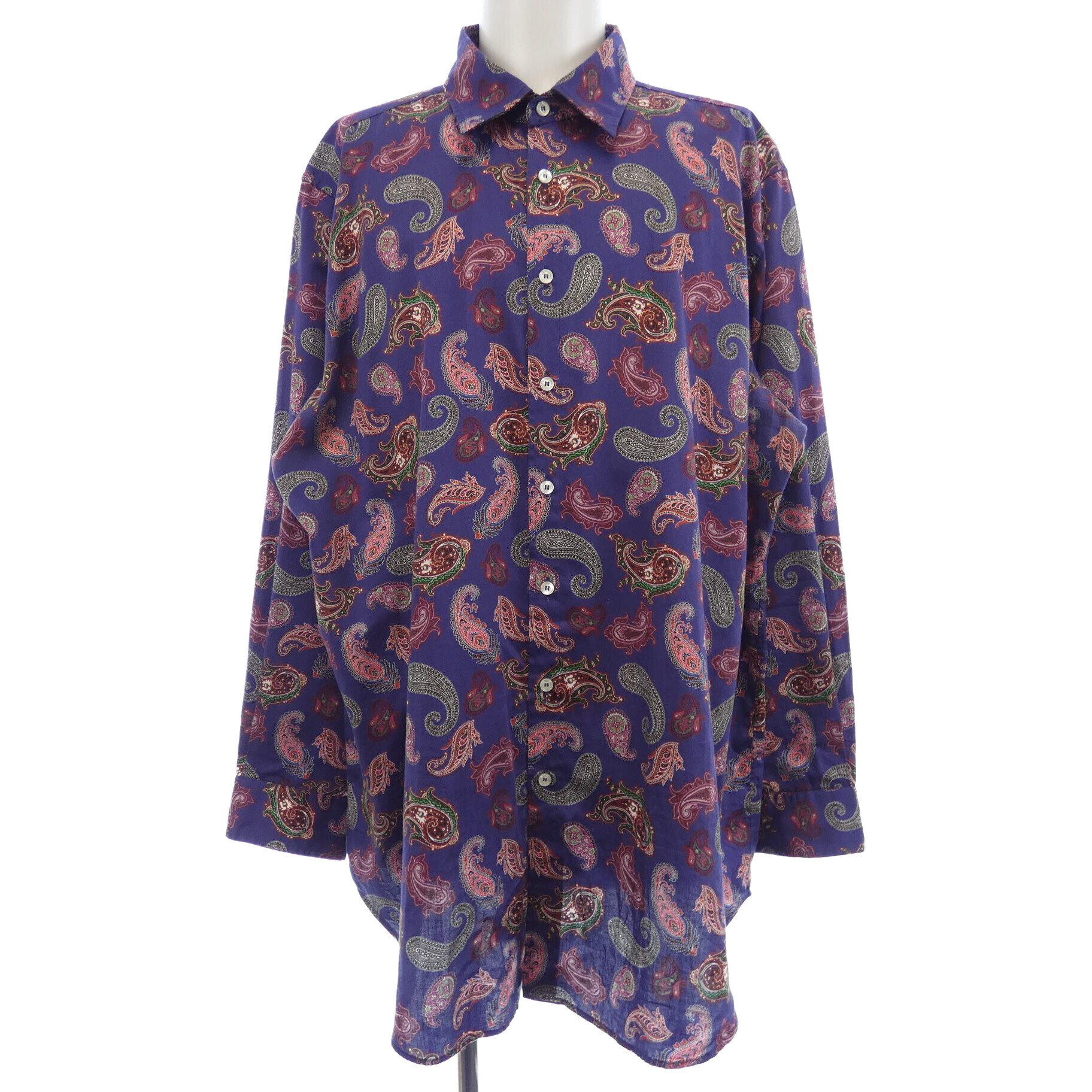 楽天市場】ETRO(エトロ) サイズ:XS 花柄 コットン長袖シャツ