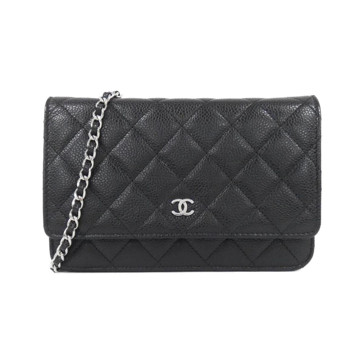 楽天市場】シャネル CHANEL チェーンウォレット レディース ブラック