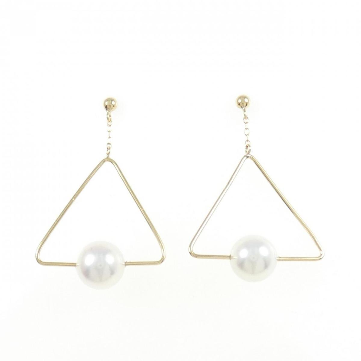 【KOMEHYO】 K18YG アコヤパール ピアス 6.9mm【中古】 【コメ兵】 30,225円