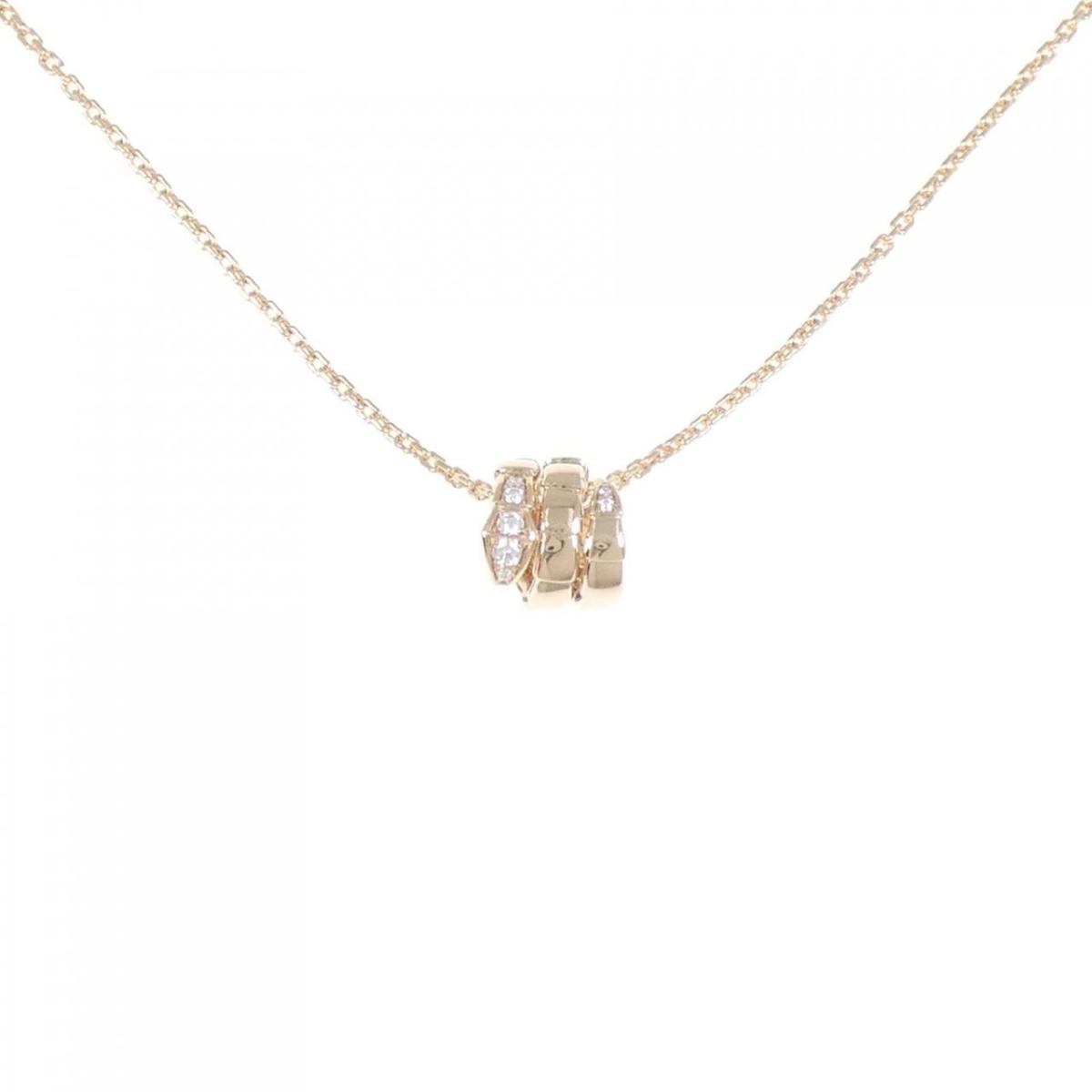 楽天市場】【緑屋質屋】ブルガリ セルペンティネックレス フルダイヤ