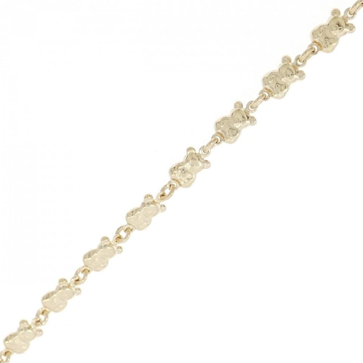 14KTYG ベア ブレスレット【中古】