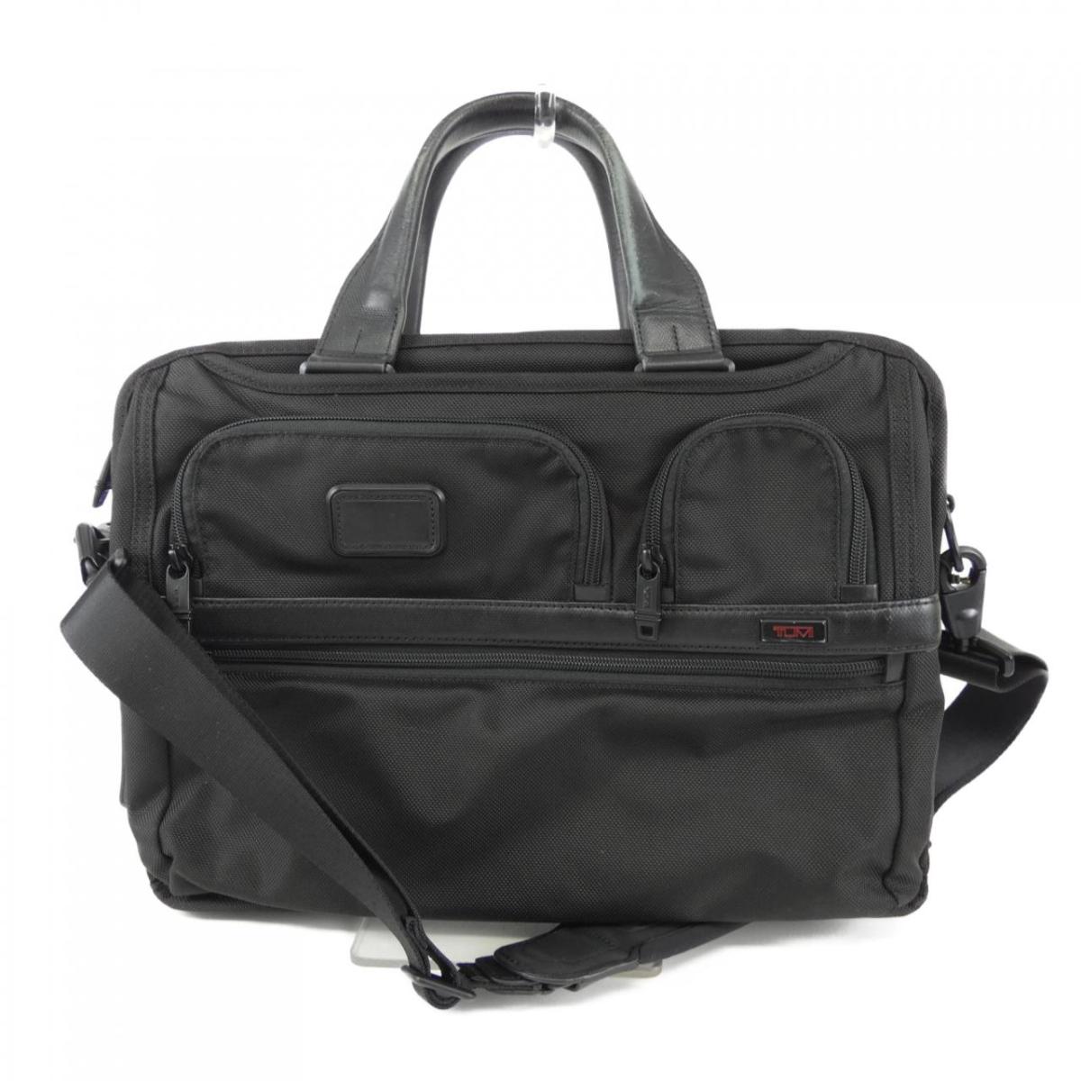 TUMI ビジネスバッグ ブラウン 26141BH 取っ手用革と裁縫セット 美品□TUMI ビジネスバッグ ブラウン