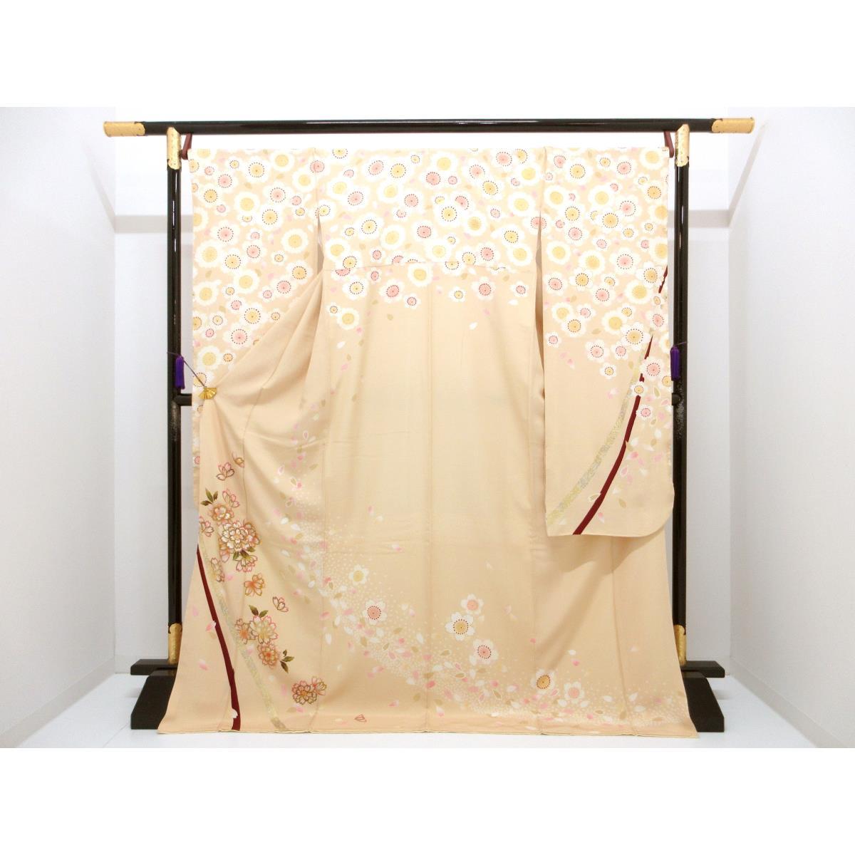 振袖　友禅金彩加工　刺繍入り【中古】｜KOMEHYO ONLINESTORE 店