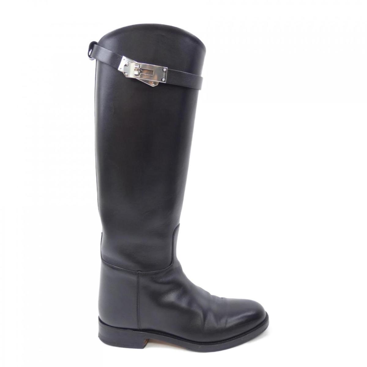 楽天市場】【エルメス】Hermes ストーリー ケリー レザーロングブーツ