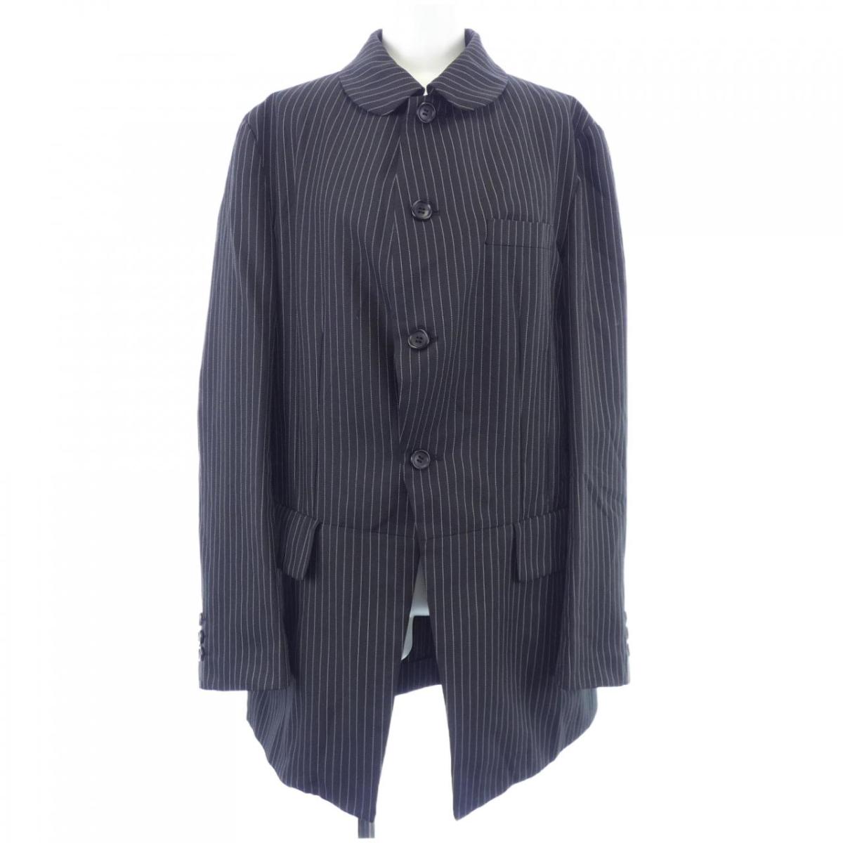 COMMEdesGARCONS ギャルソン 丸襟 ジャケット ネイビー レーヨン COMME des GARCONS COMME des GARCONS - 【希少