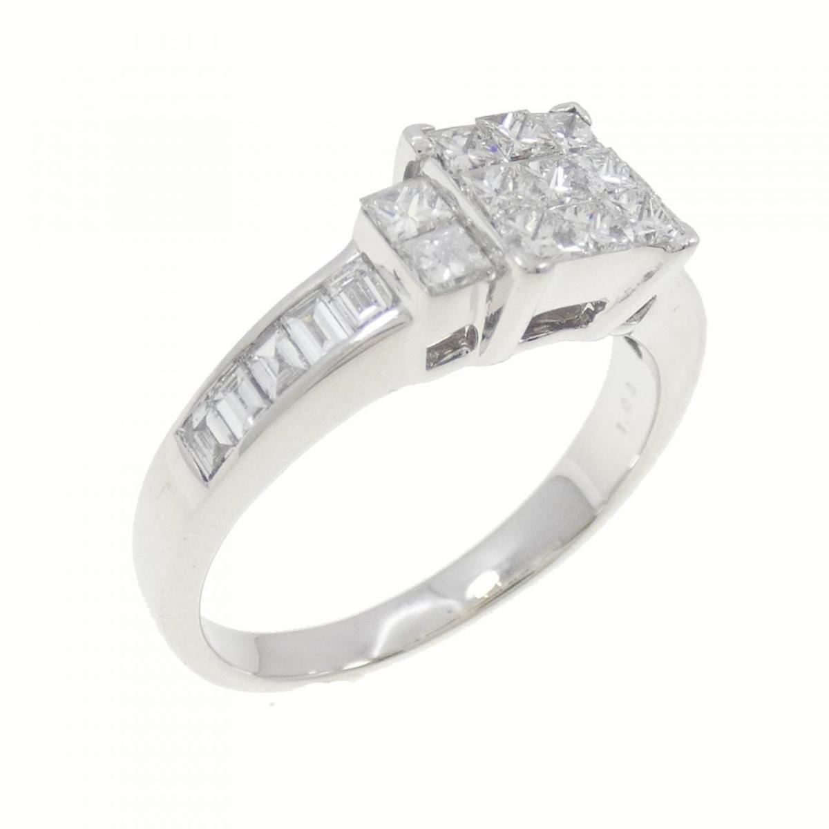 K18WG ダイヤモンド リング 1.00CT【中古】