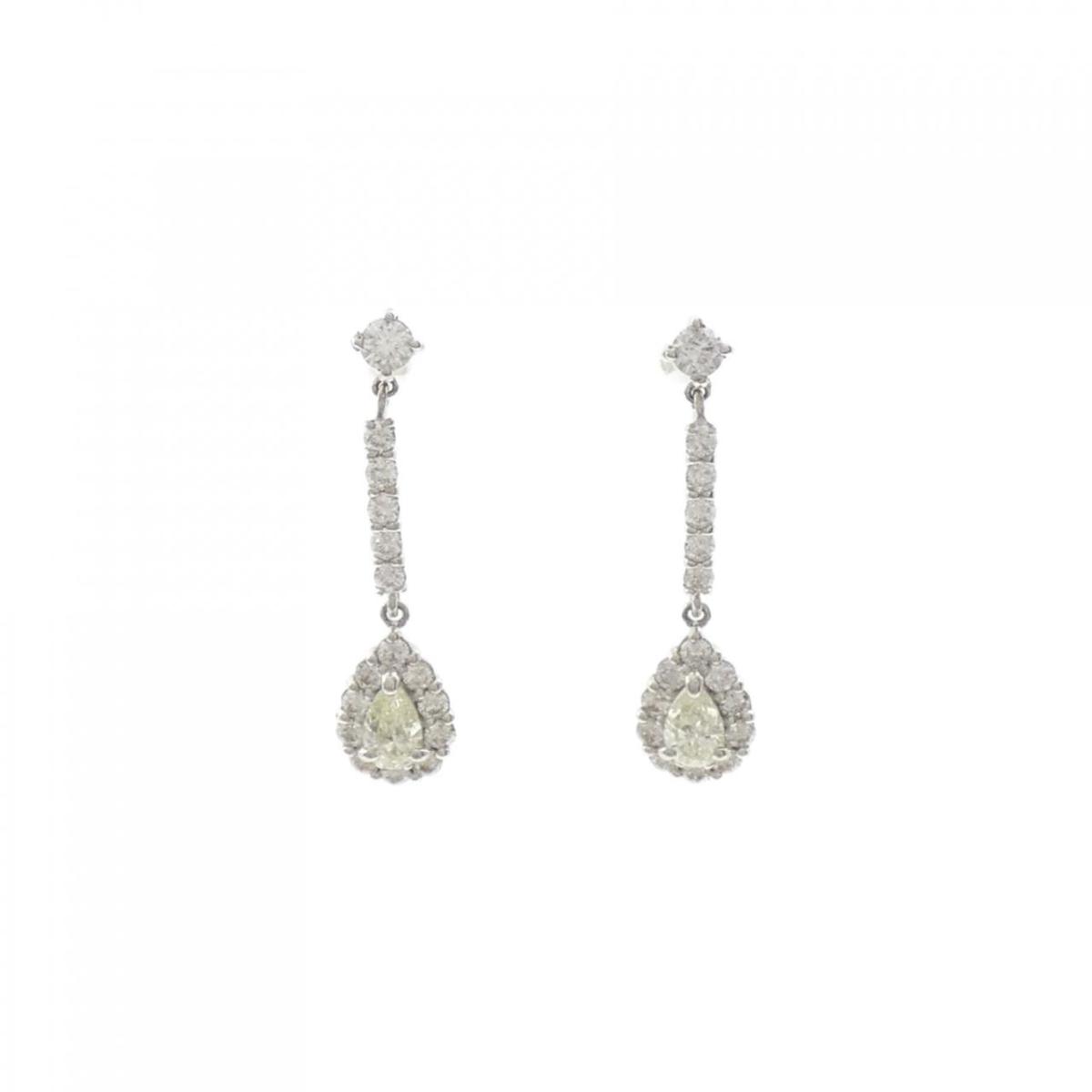 【KOMEHYO】 【新品】PT900 ダイヤモンド ピアス 0.80CT【新品】 【コメ兵】