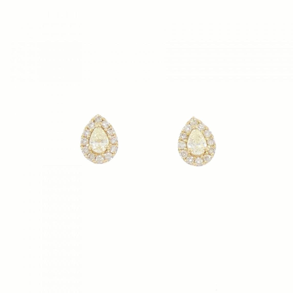 【KOMEHYO】 【新品】K18YG ダイヤモンド ピアス 0.36CT【新品】 【コメ兵】
