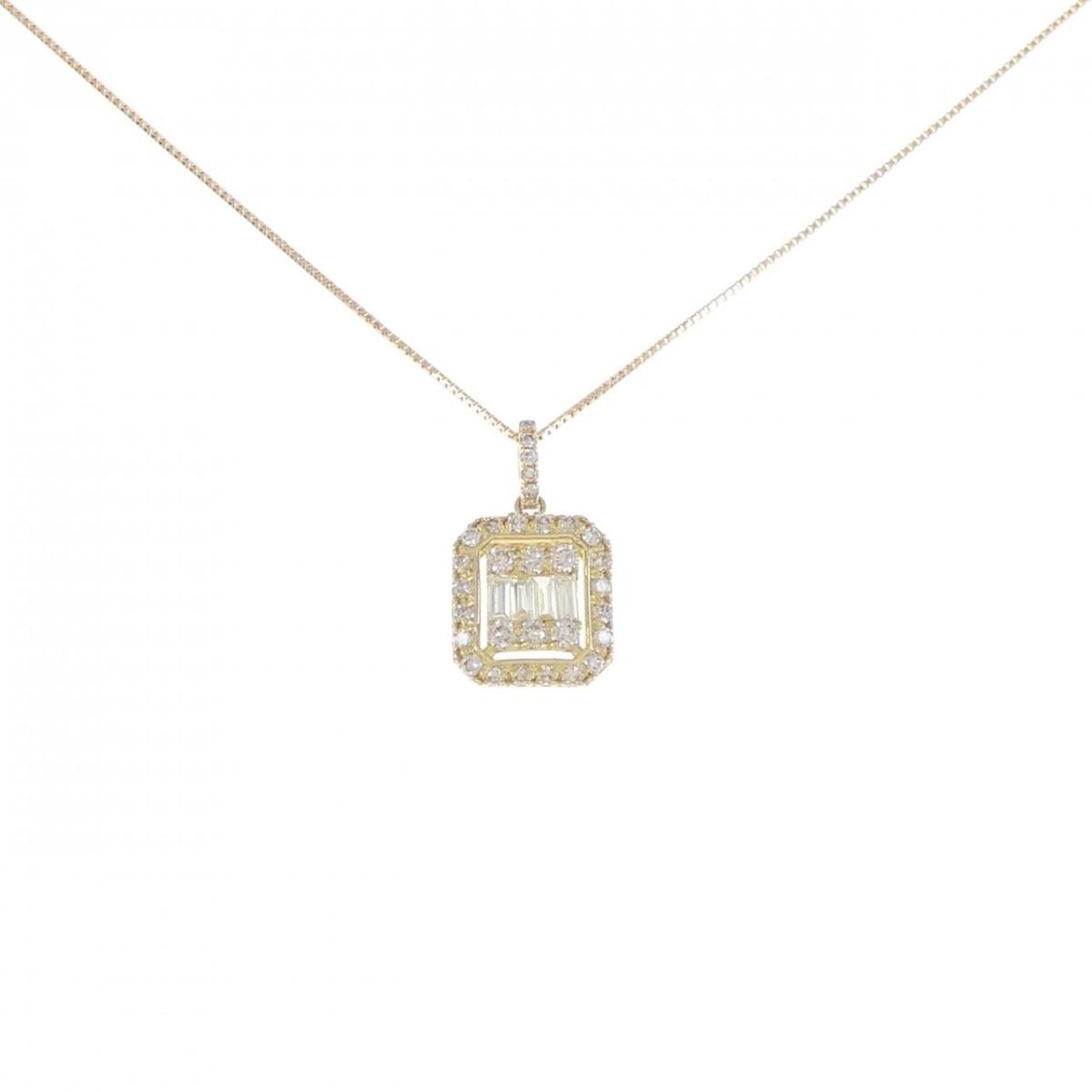 【KOMEHYO】 【新品】K18YG ダイヤモンド ネックレス 0.45CT【新品】 【コメ兵】