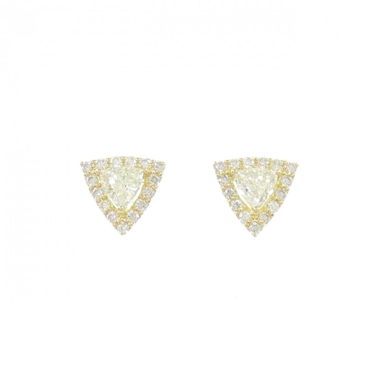 【KOMEHYO】 【新品】K18YG ダイヤモンド ピアス 0.60CT【新品】 【コメ兵】