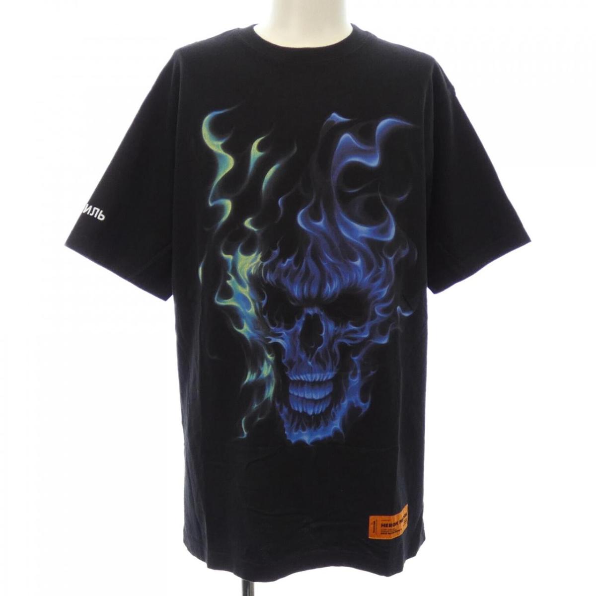 HERON PRESTON ロコフリントクルネックTシャツ 【関税込】 HERON PRESTON ロコフリントクルネックTシャツ 【関税込