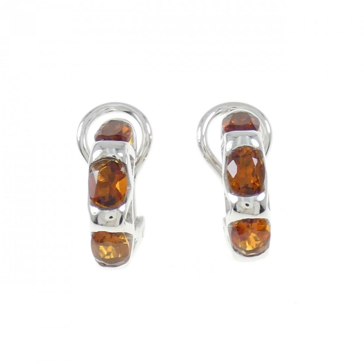 【KOMEHYO】 750WG シトリン ピアス【中古】 【コメ兵】